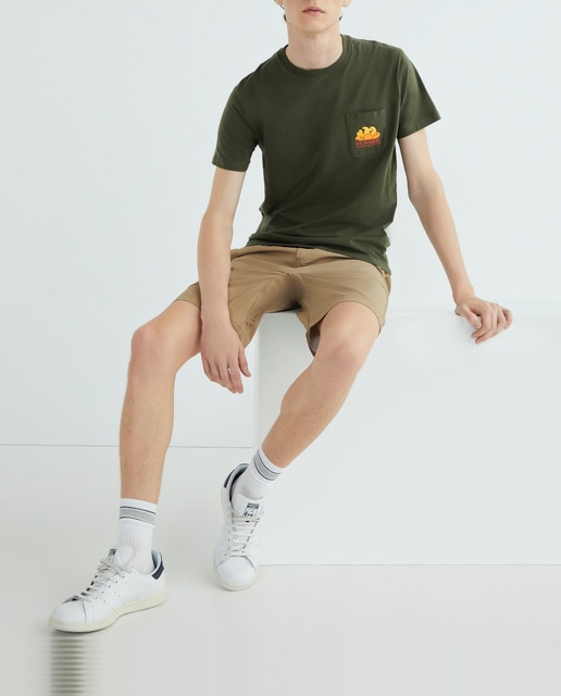 Imagen 0 de Camiseta Logo sombreado estampado cuello redondo manga corta