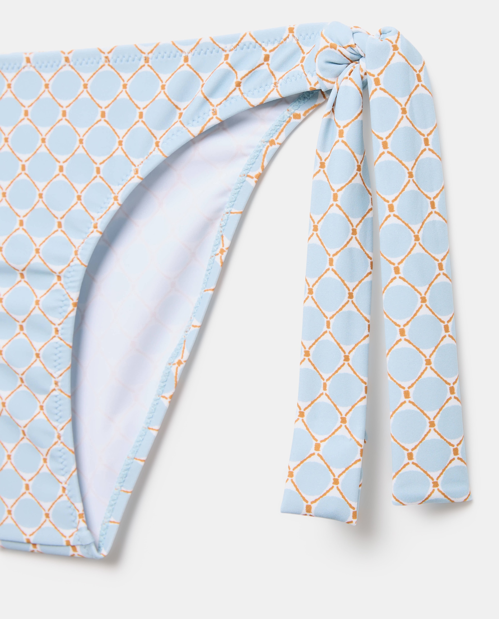 Braga de baño mujer lazos 450 Turquesa-5