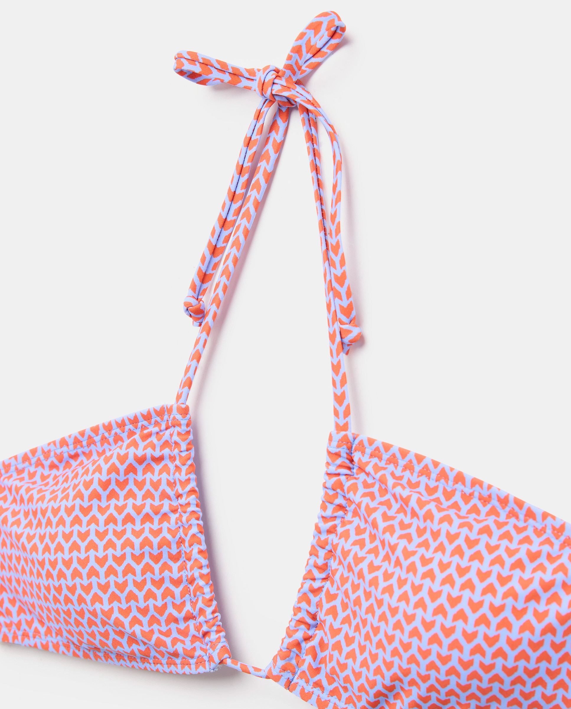 Top de baño mujer bandeau Azul-5