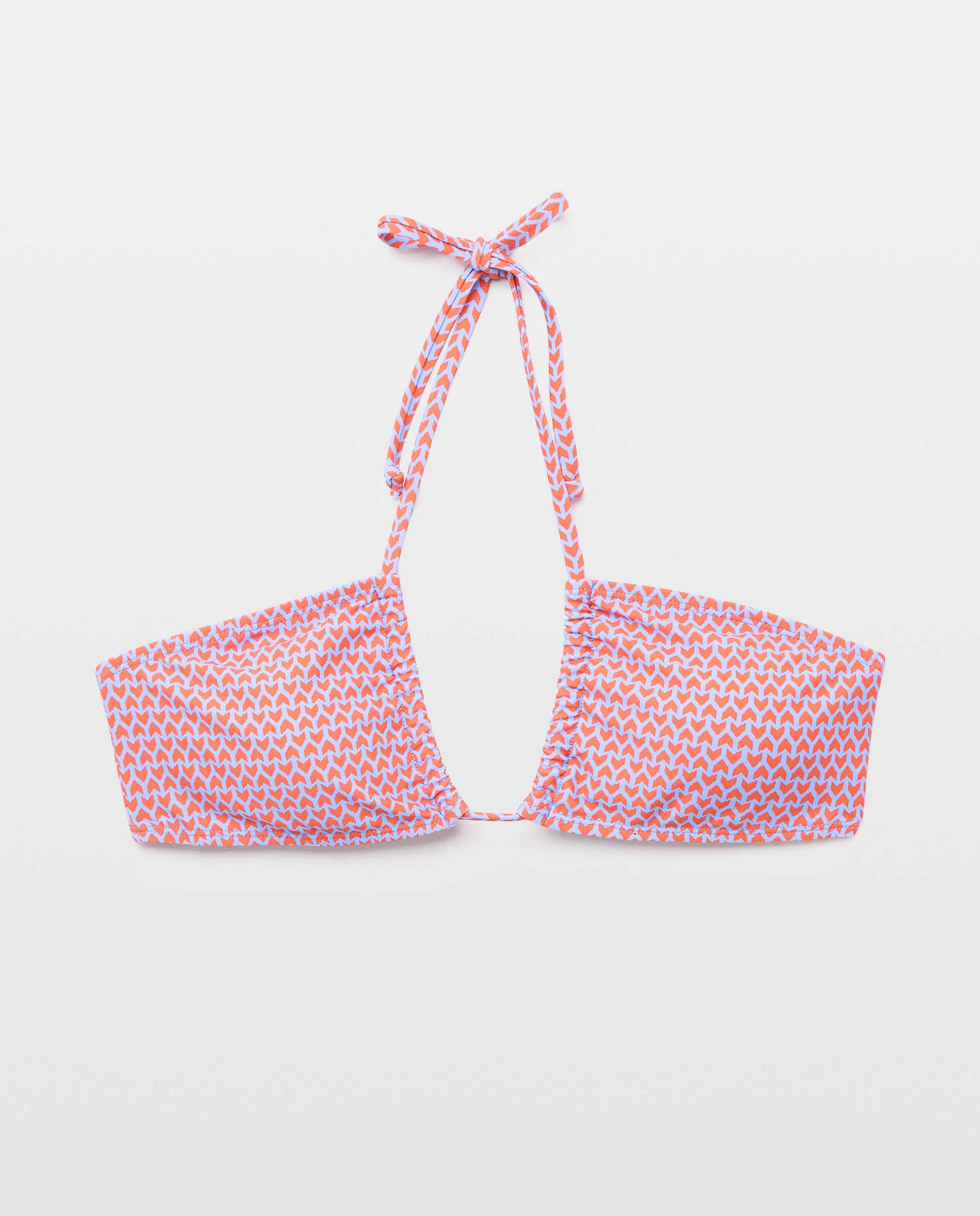 Top de baño mujer bandeau Azul-4