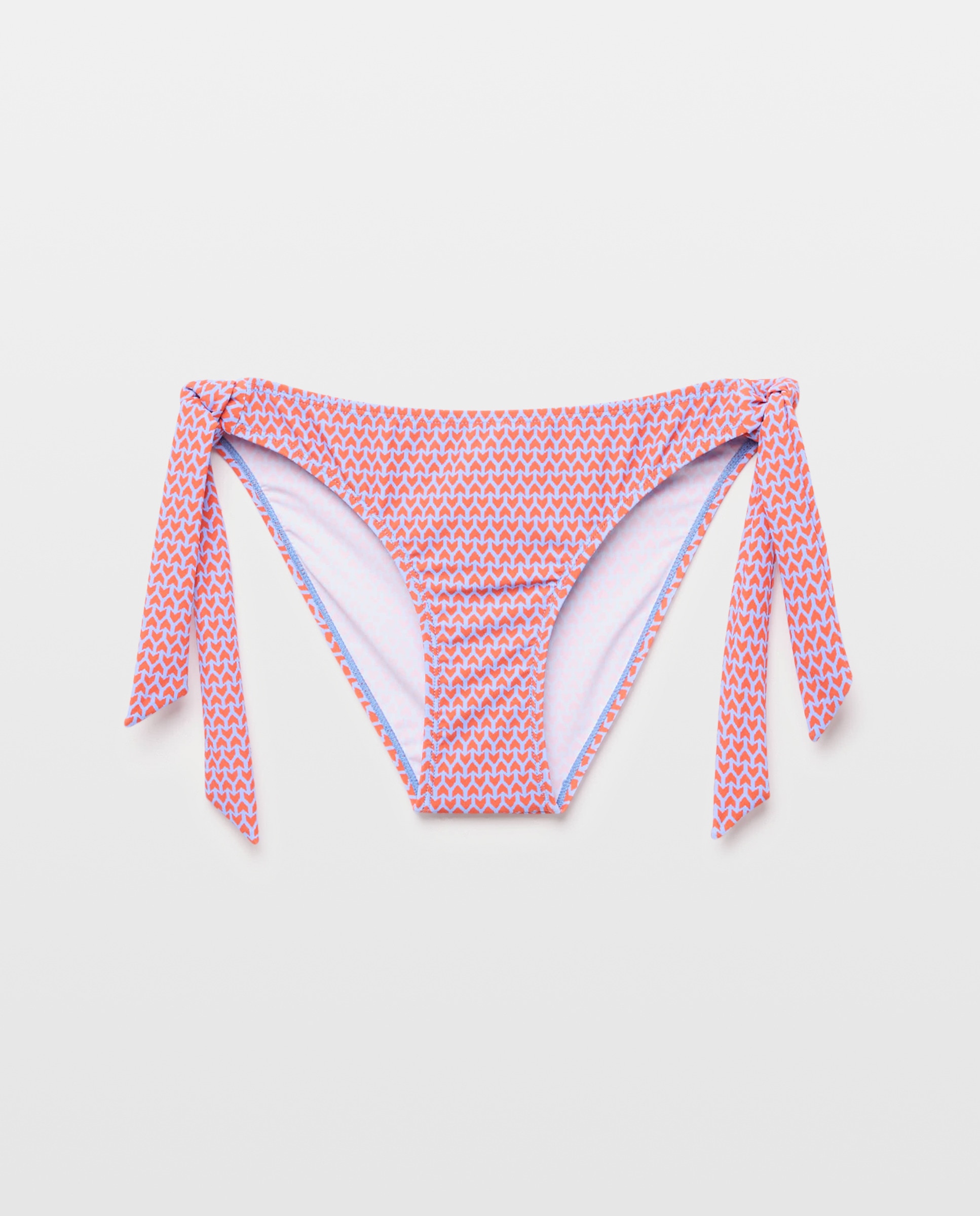 Braga de baño mujer lazos Azul-4