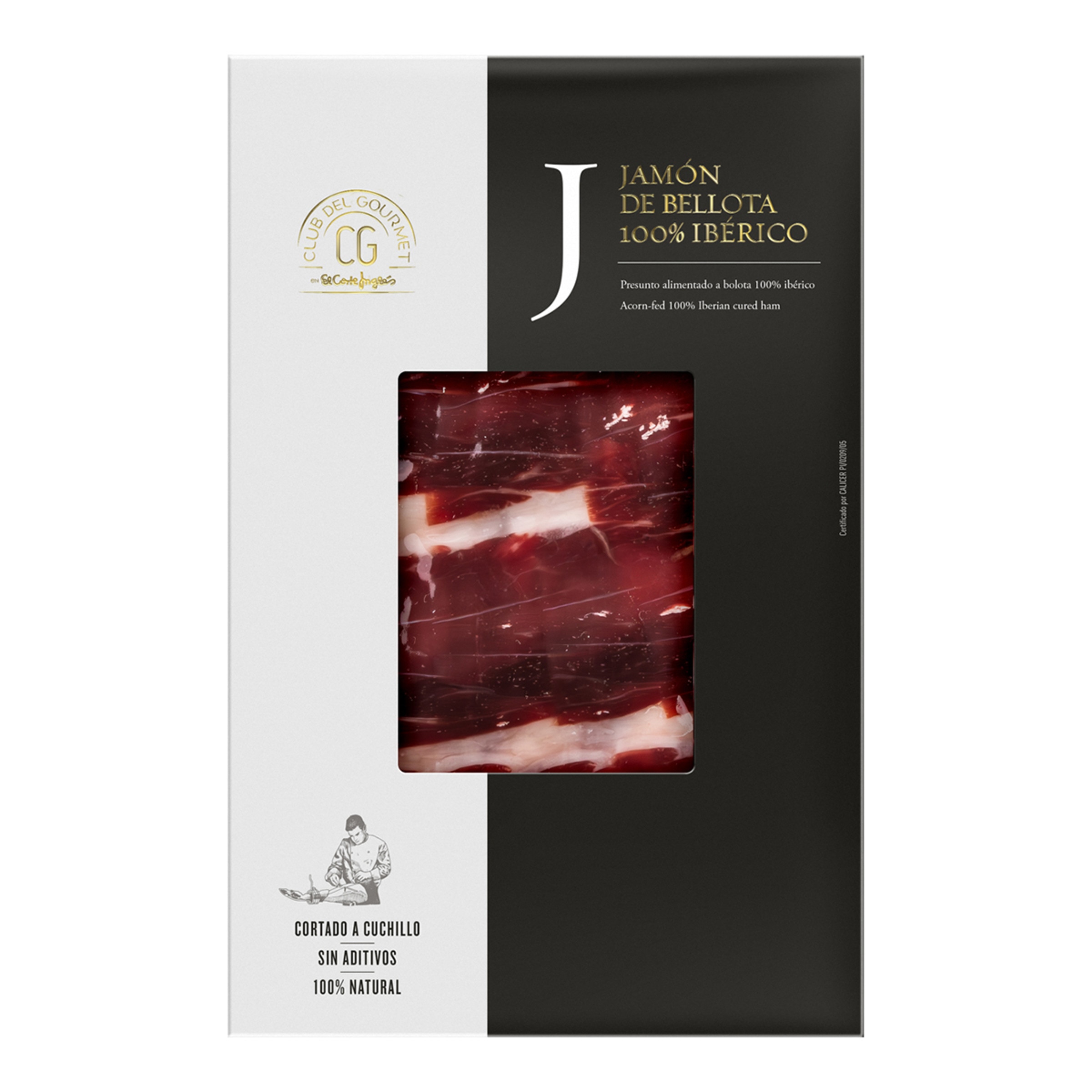 Imagen 0 de Jamón loncheado de Bellota 100% Ibérico Club del Gourmet