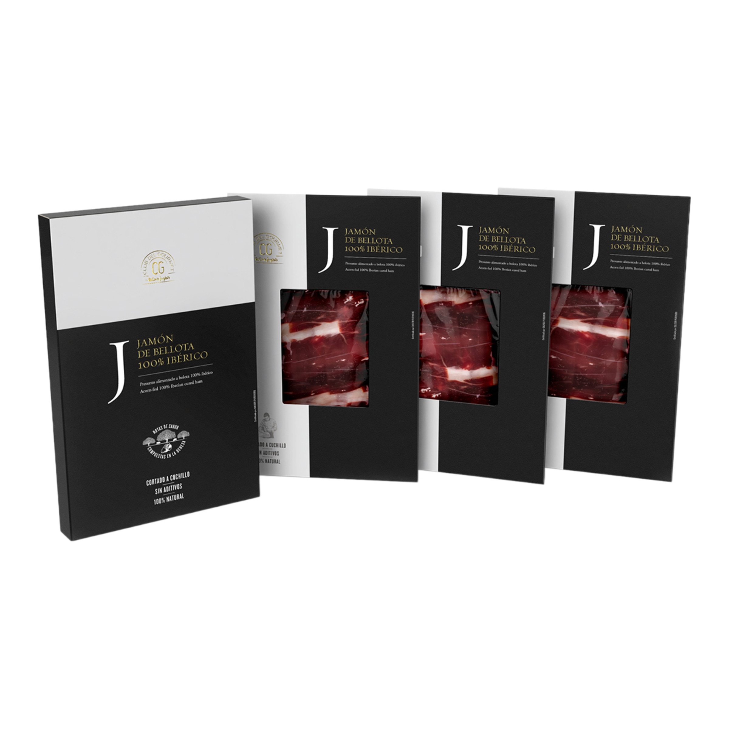 Imagen 0 de Jamón loncheado de Bellota 100% Ibérico Club del Gourmet