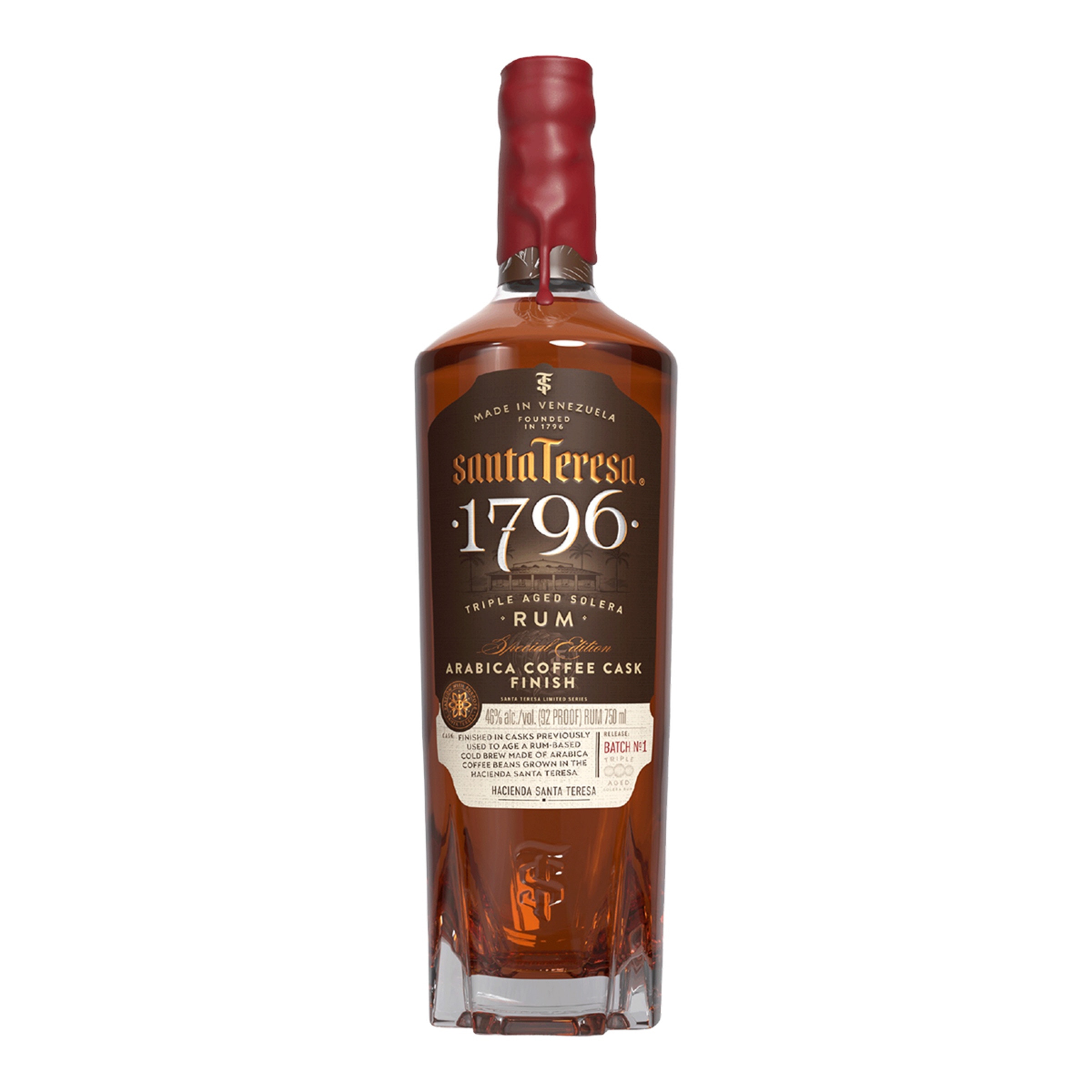 Ron Edición Coffee Cask extra añejo Santa Teresa 1796 1