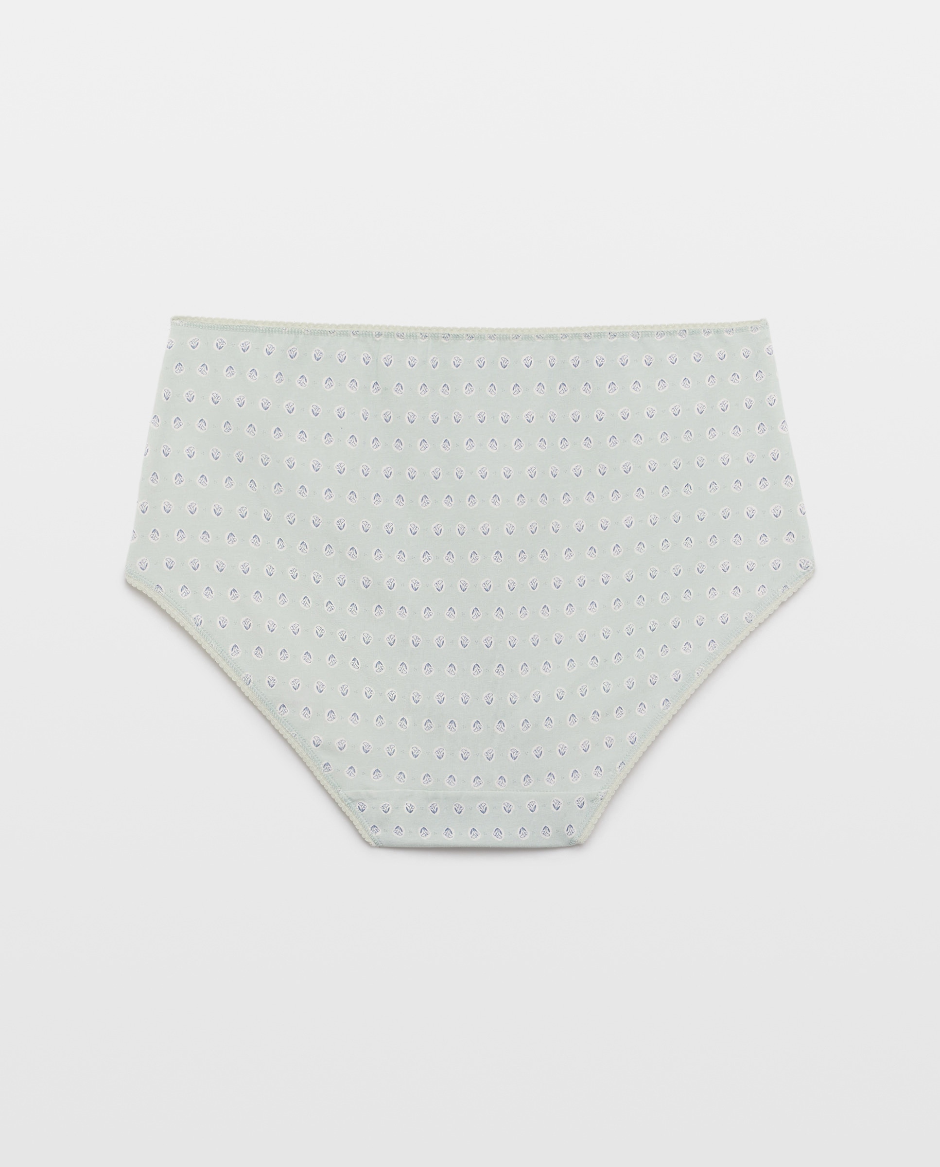 Pack 5 bragas altas de mujer algodón estampadas 200 Rosa-5