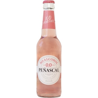 vino rosé 0,0 alcohol botella 33 cl - Peñascal