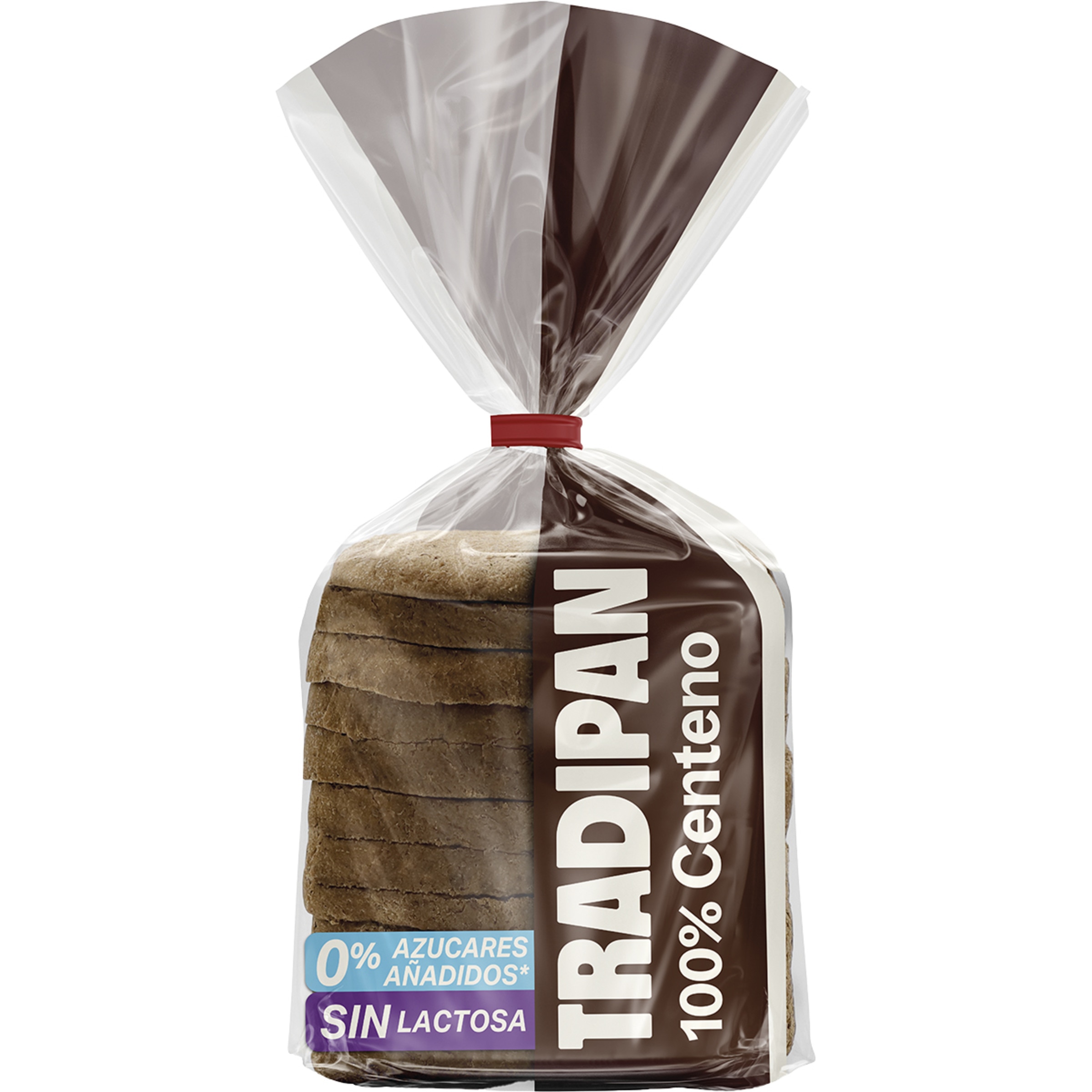 pan de molde 100% centeno 0% azúcares y sin lactosa bolsa 450 g