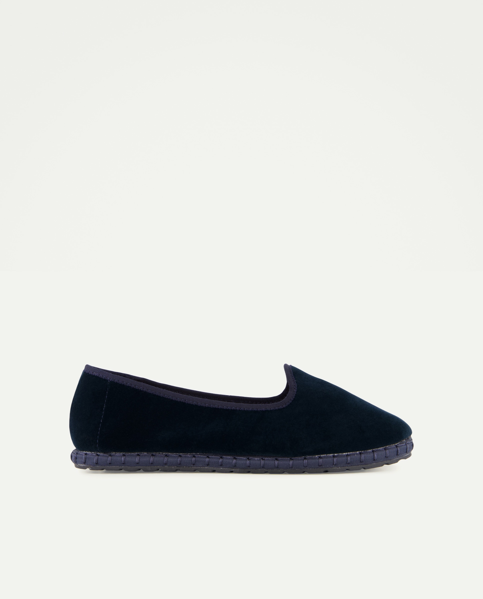 Zapato de mujer de terciopelo slipper 830 Antracita-1