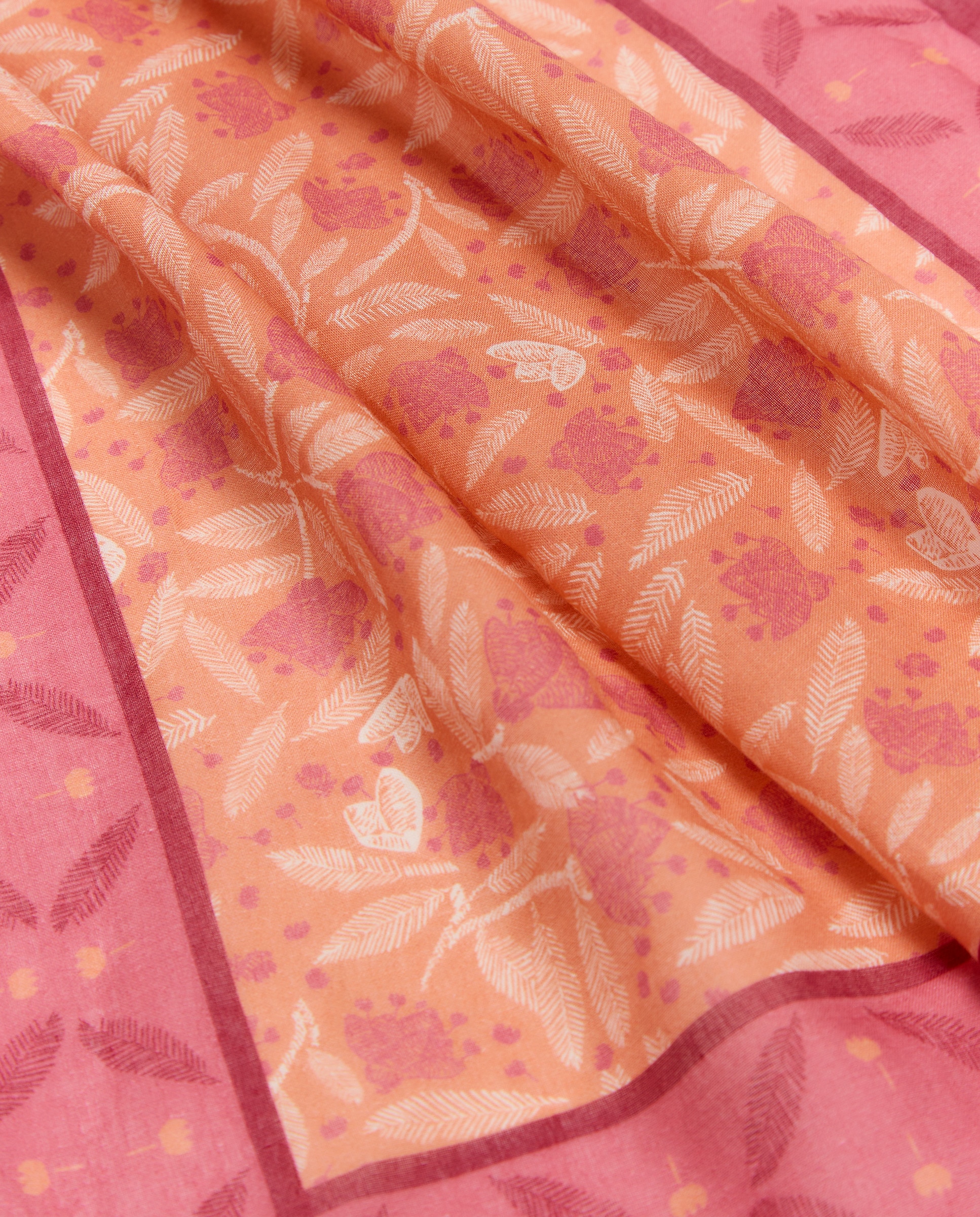 Bandana mujer algodón estampado Marrón-3