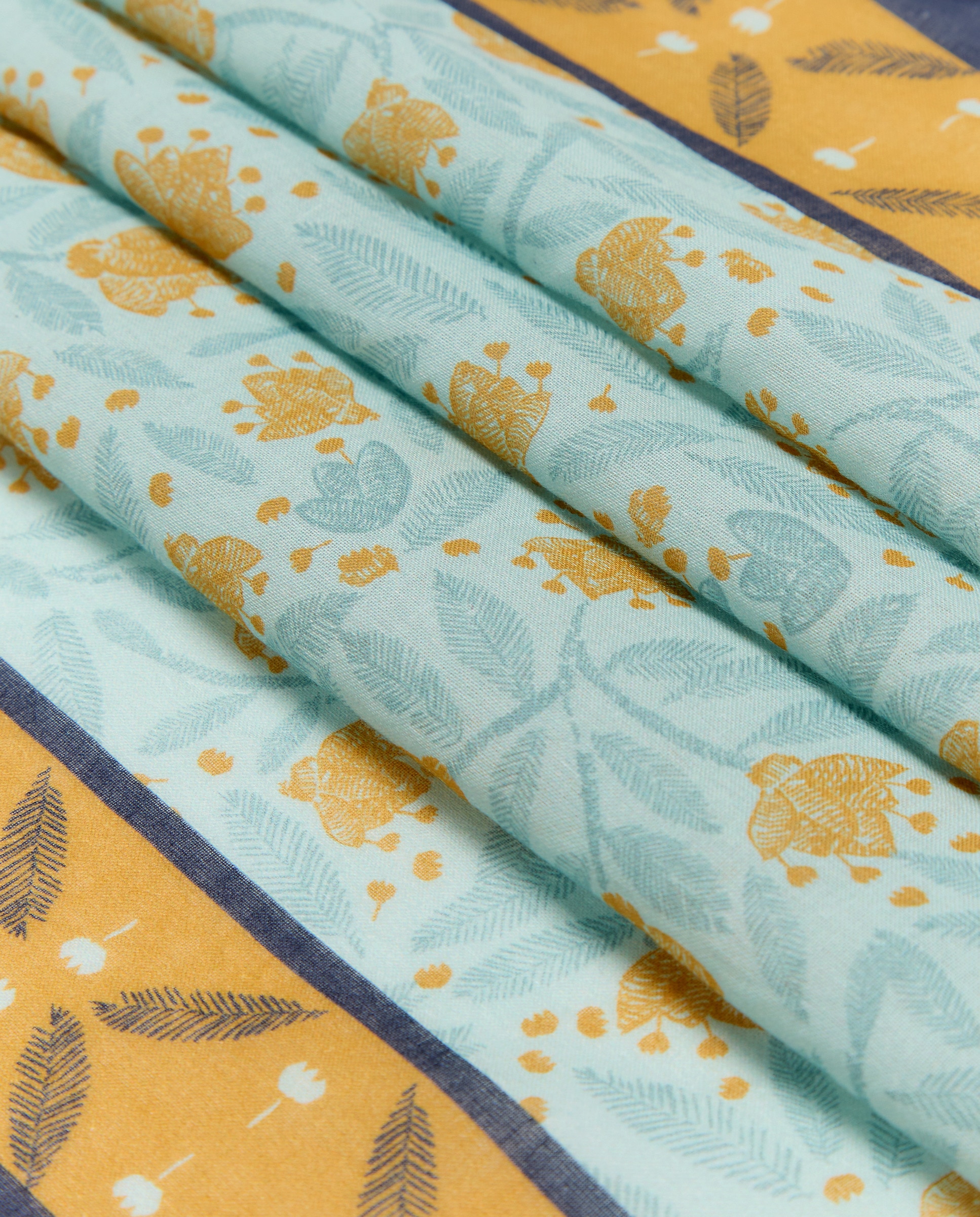 Bandana mujer algodón estampado Azul-3