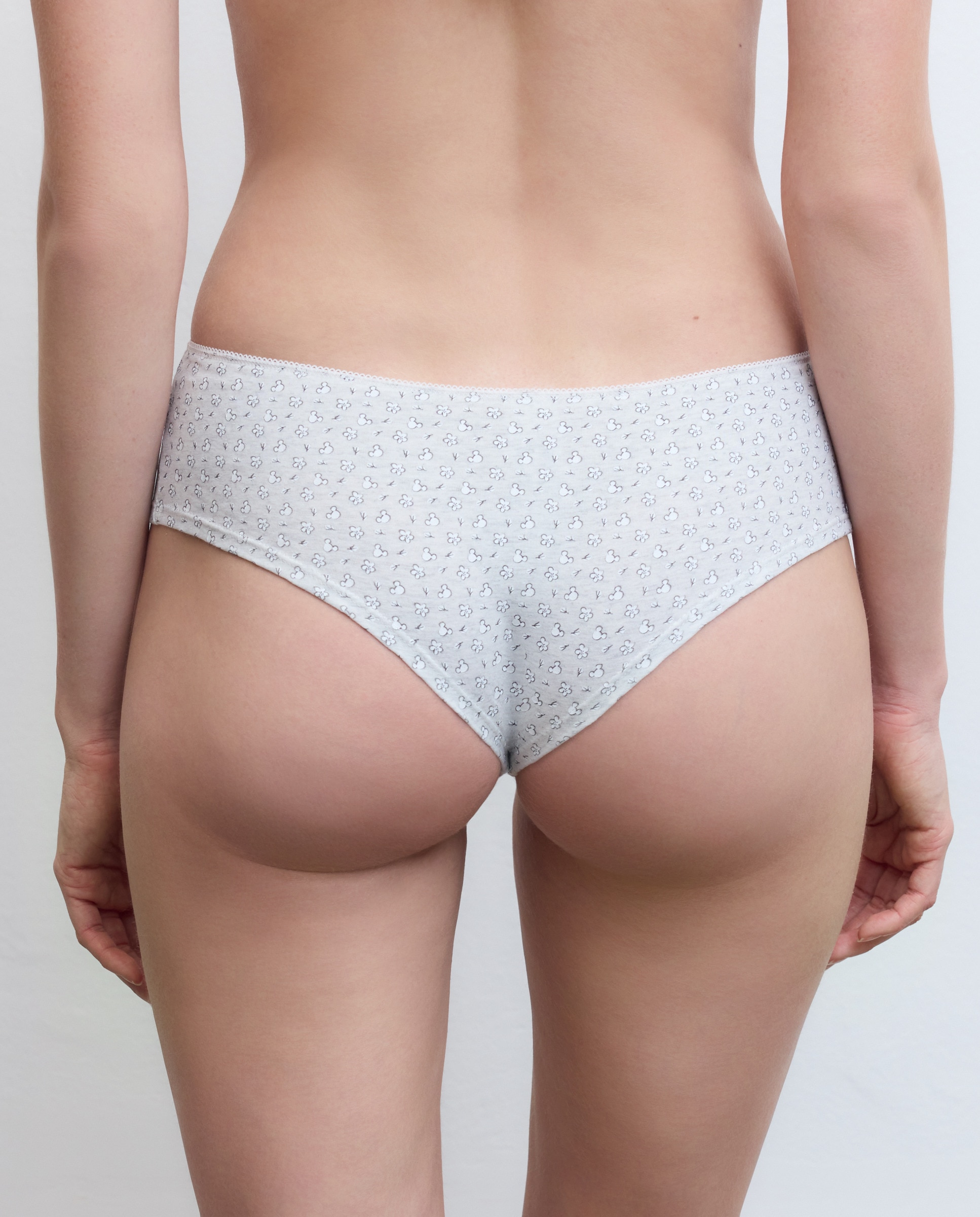 Pack de 4 Cuecas Hipster Mickey 820 Cinzento Médio-2