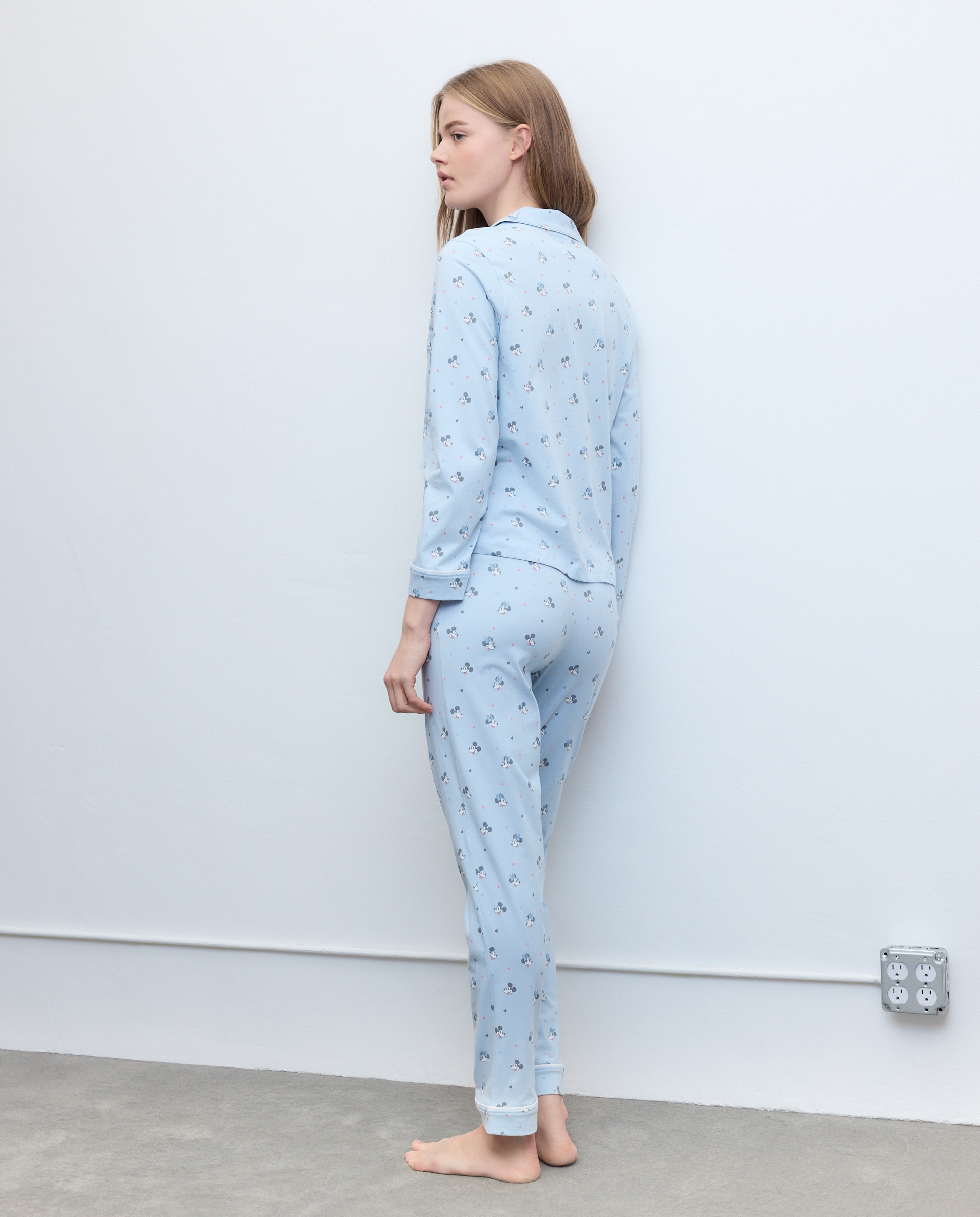 Pijama Completo Mickey Branco-marfim-3