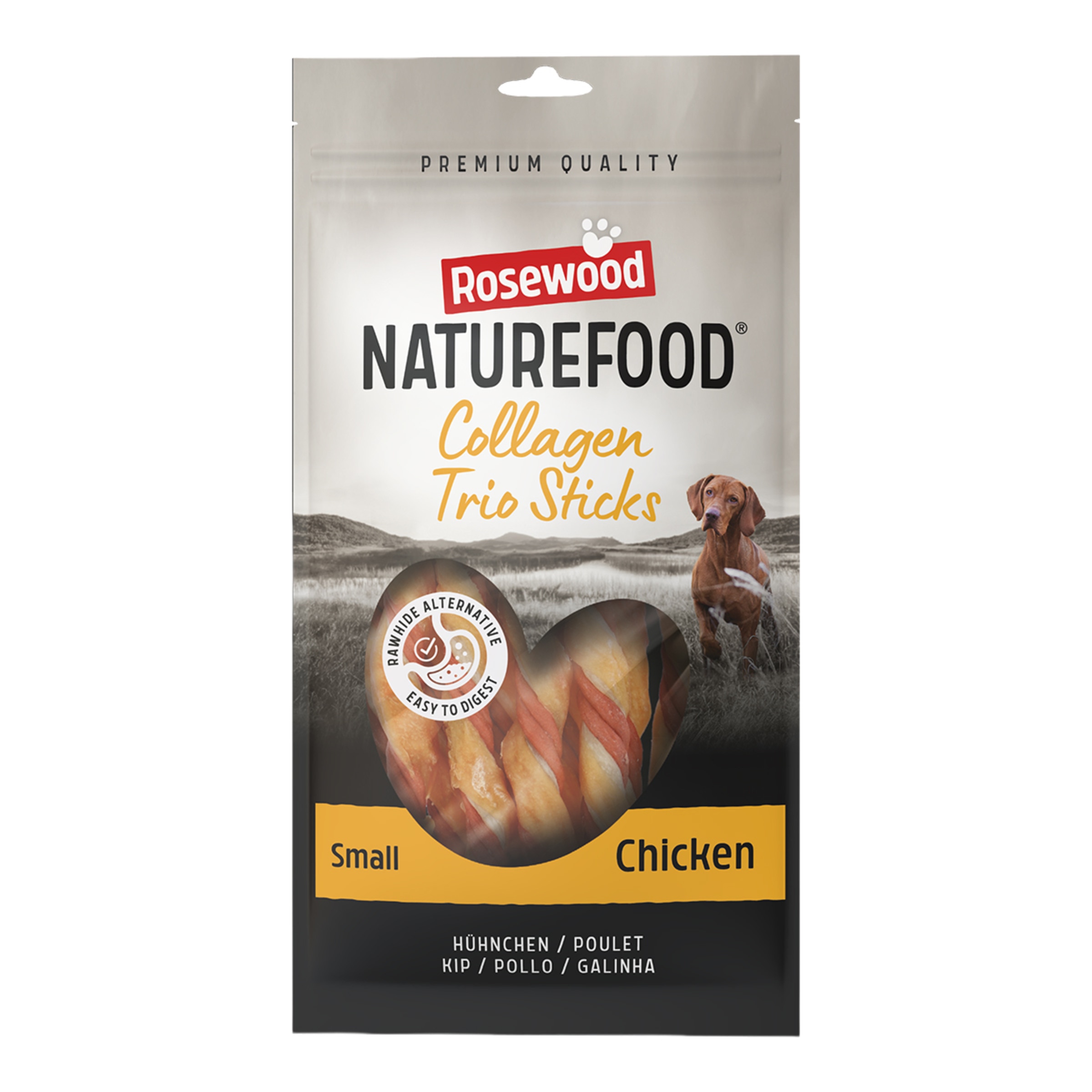 Imagen 0 de Snacks para perros adultos naturefood colagen trio Rosewood pollo 100 g