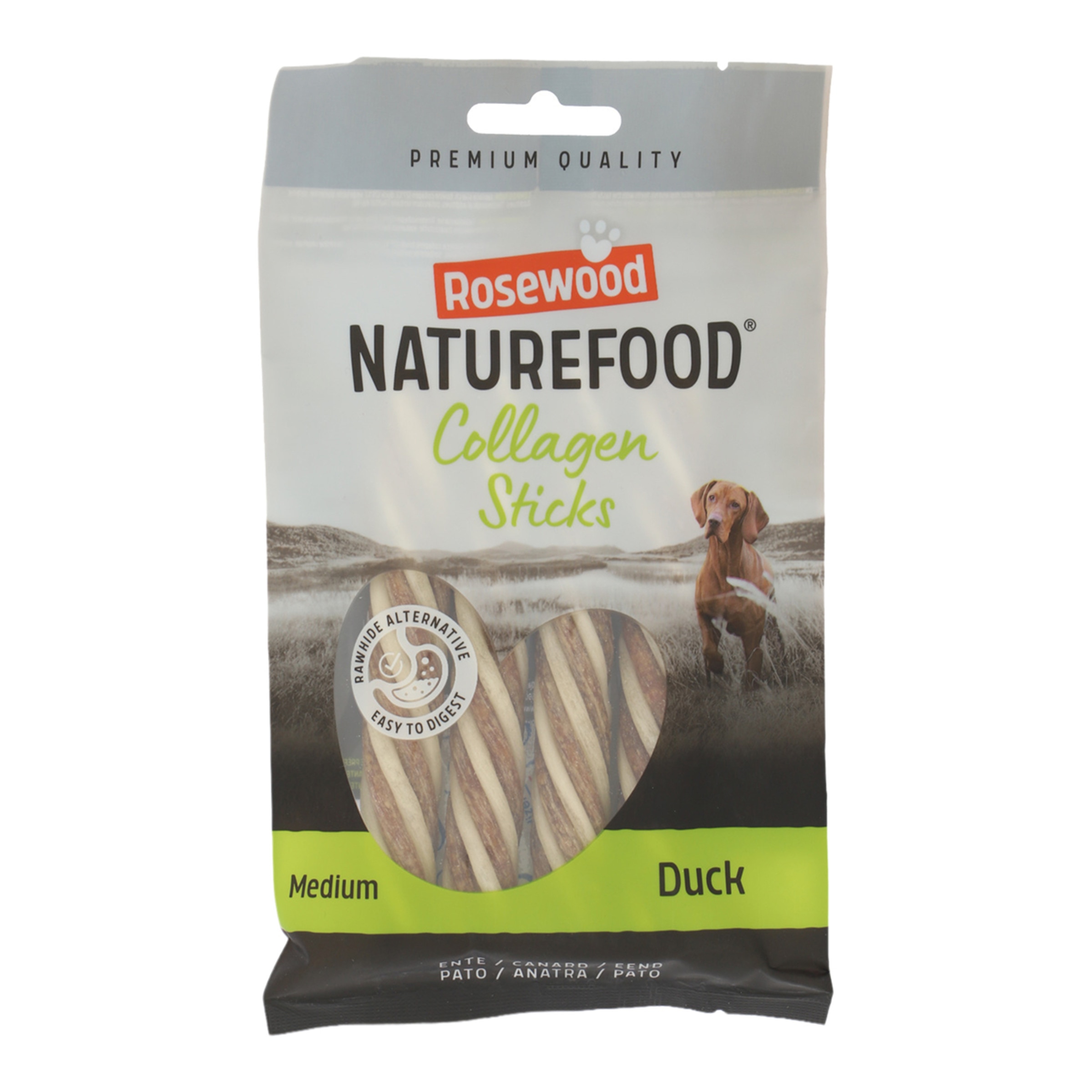 Imagen 0 de Snacks para perros adultos Naturefood Colagen stick Rosewood pato 100 g