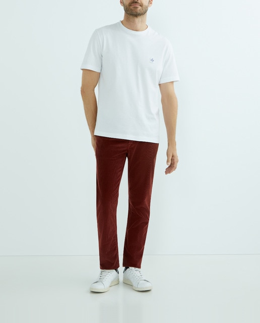 Imagen 0 de Pantalón de hombre jeans, 5 bolsillos, lavado