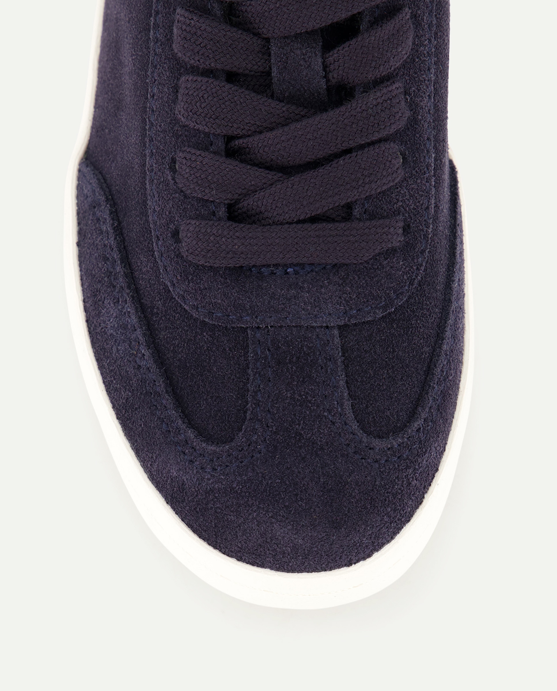 Zapato de infantil de ante Azul marino-5