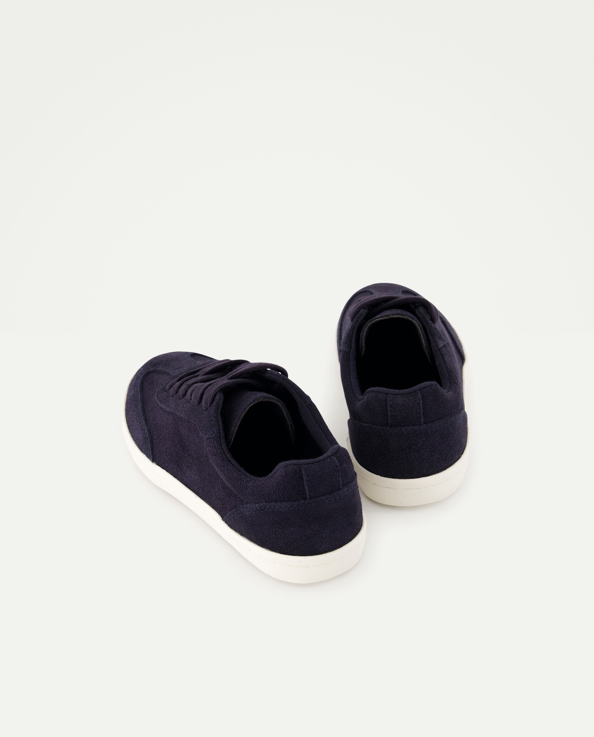 Zapato de infantil de ante Azul marino-3