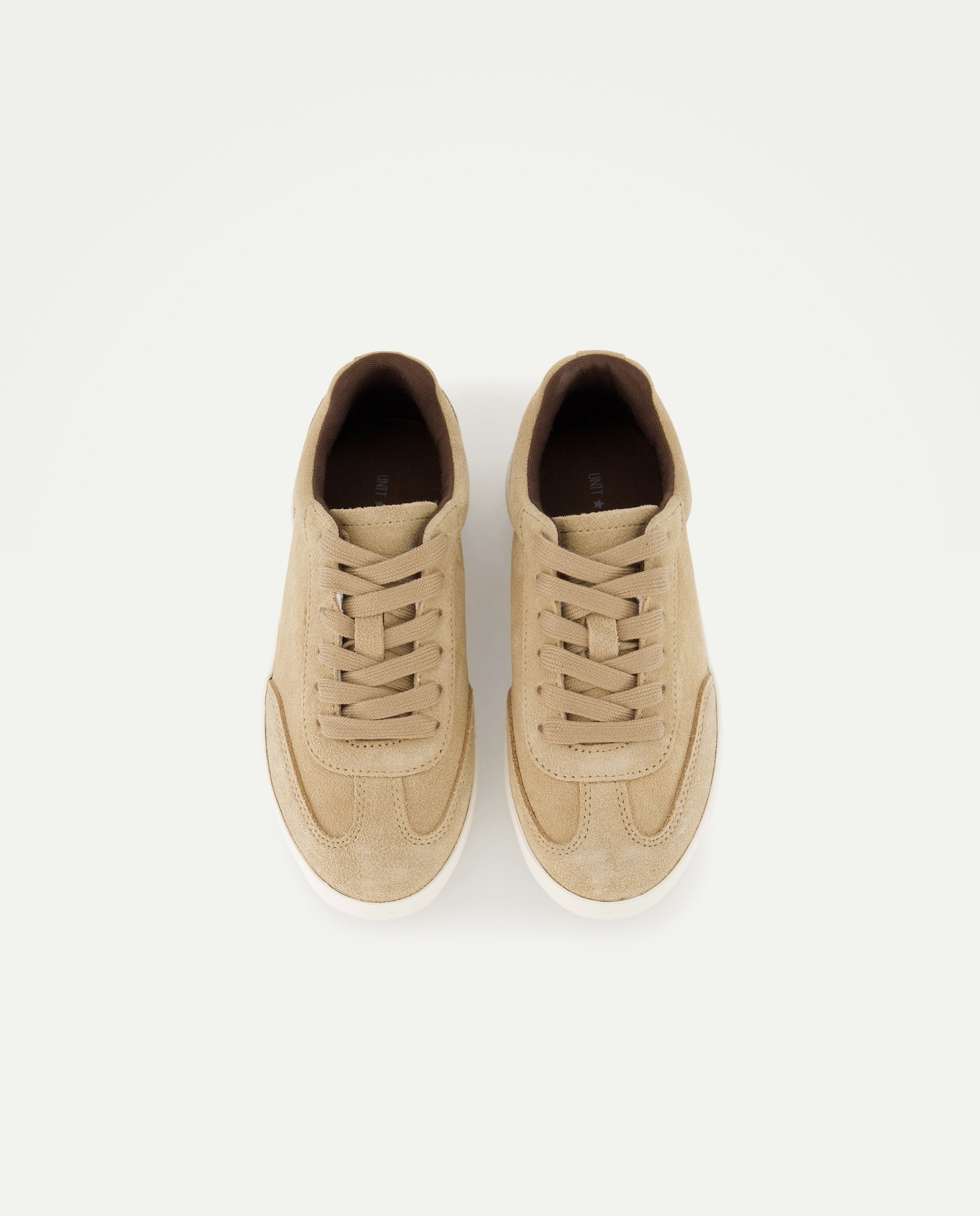 Zapato de infantil de ante Beige-4