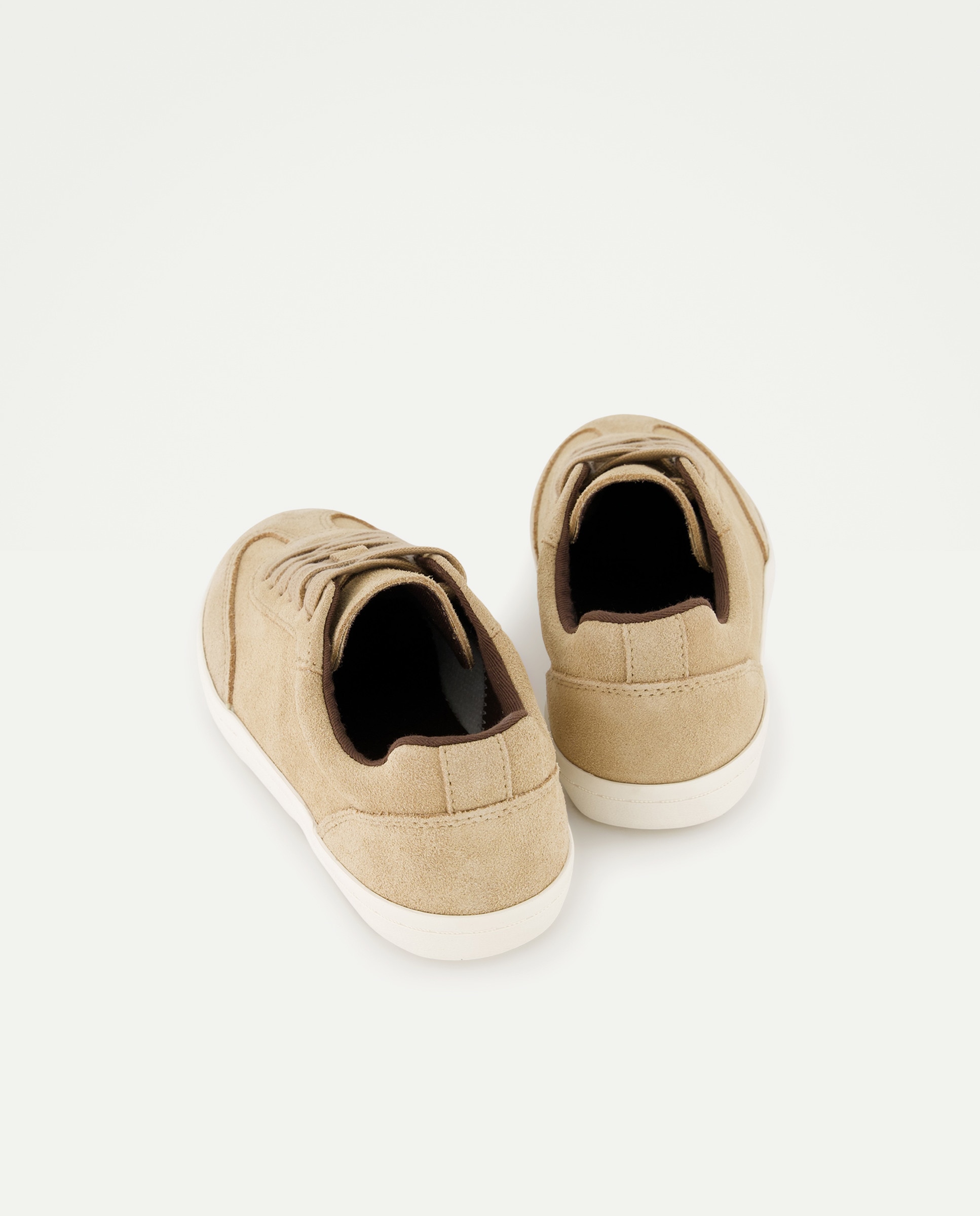 Zapato de infantil de ante Beige-3
