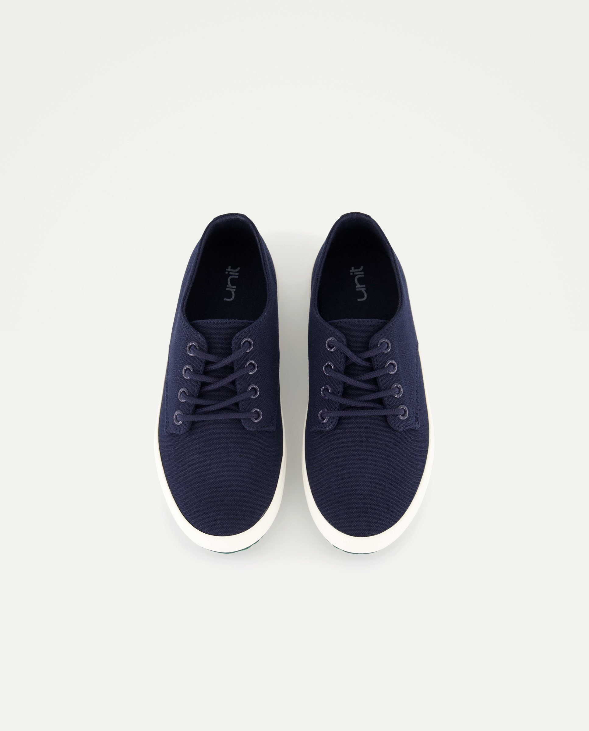 Zapato niño canvas con cordones Azul marino-4