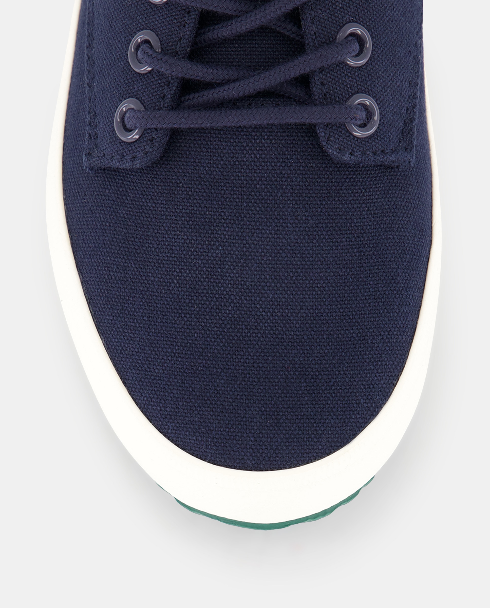 Zapato niño canvas con cordones Azul marino-5
