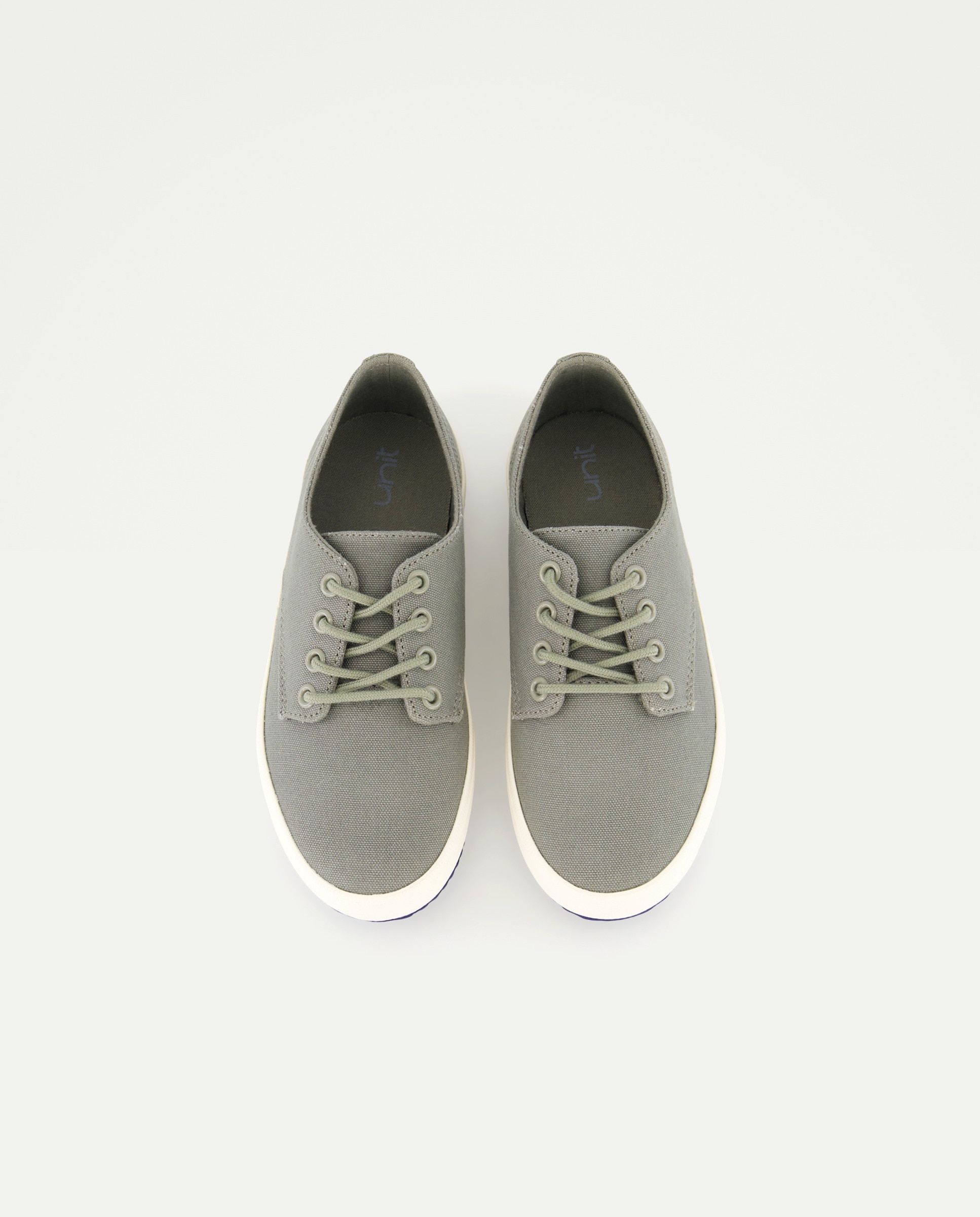 Zapato niño canvas con cordones 520 Kaki-4