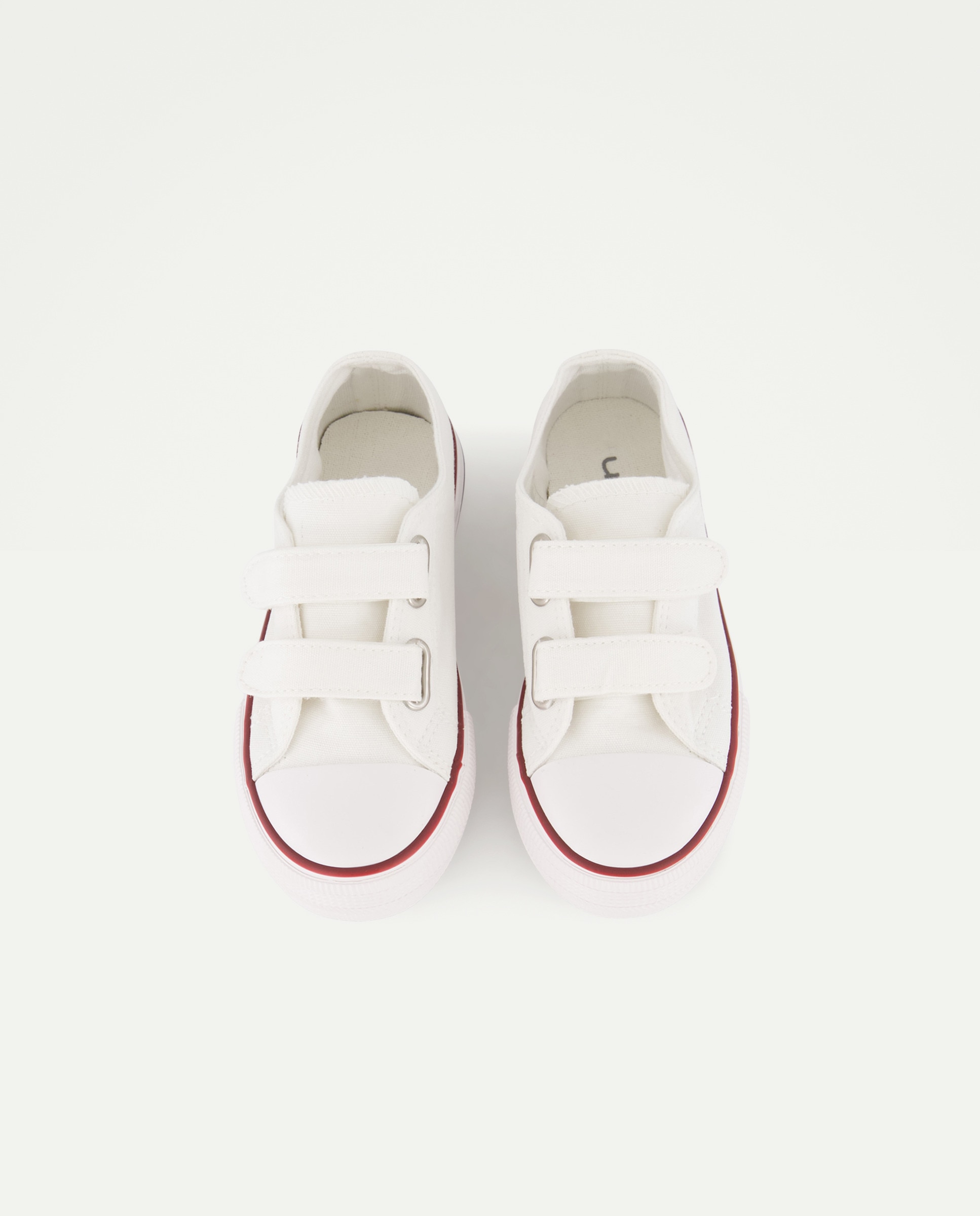 Lona bebés con puntera y cierre velcro Blanco-4