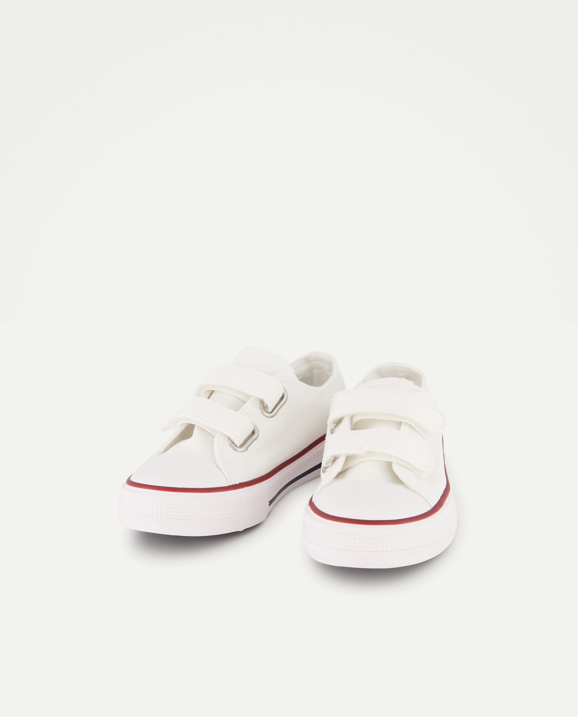 Lona bebés con puntera y cierre velcro Blanco-2