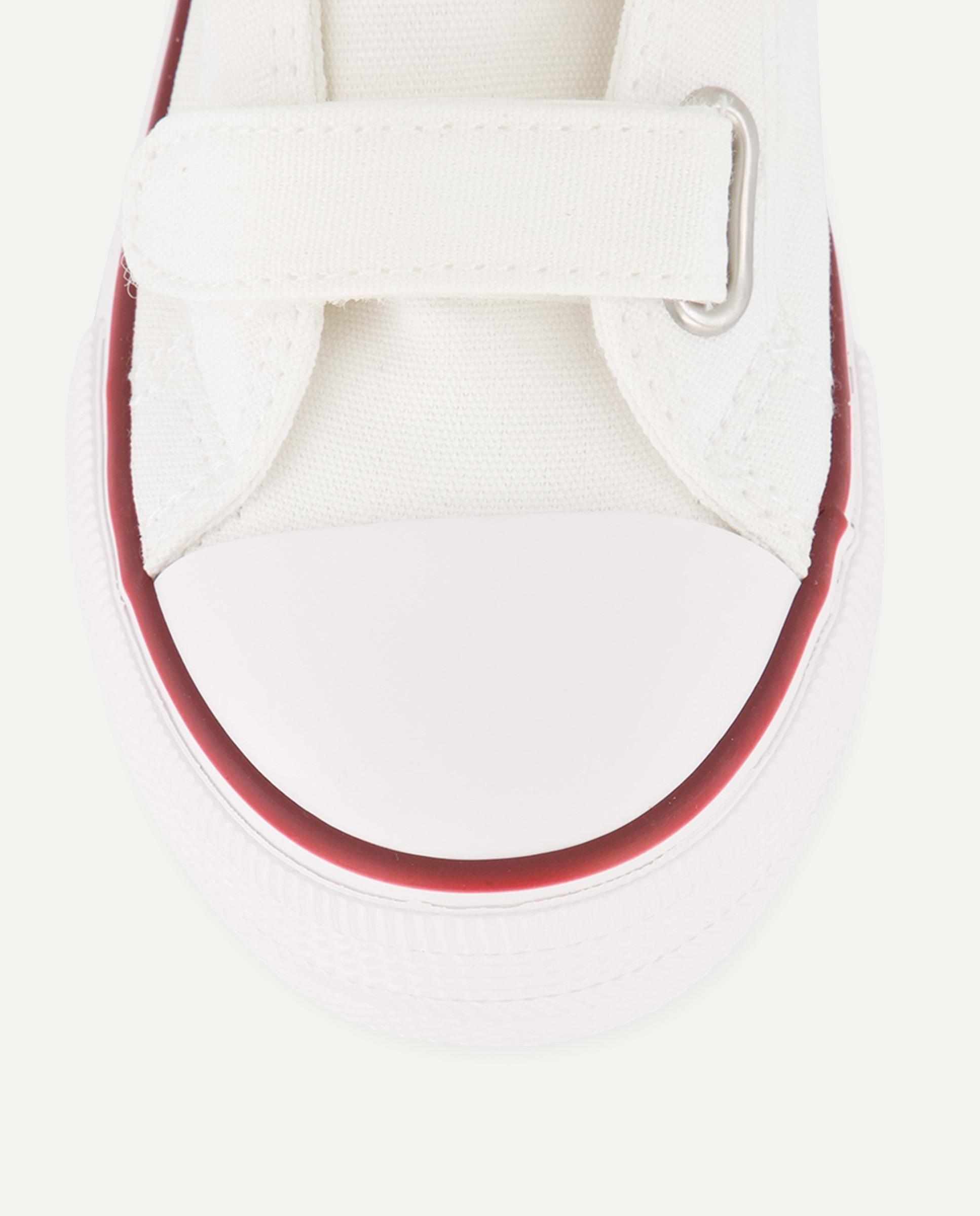 Lona bebés con puntera y cierre velcro Blanco-5