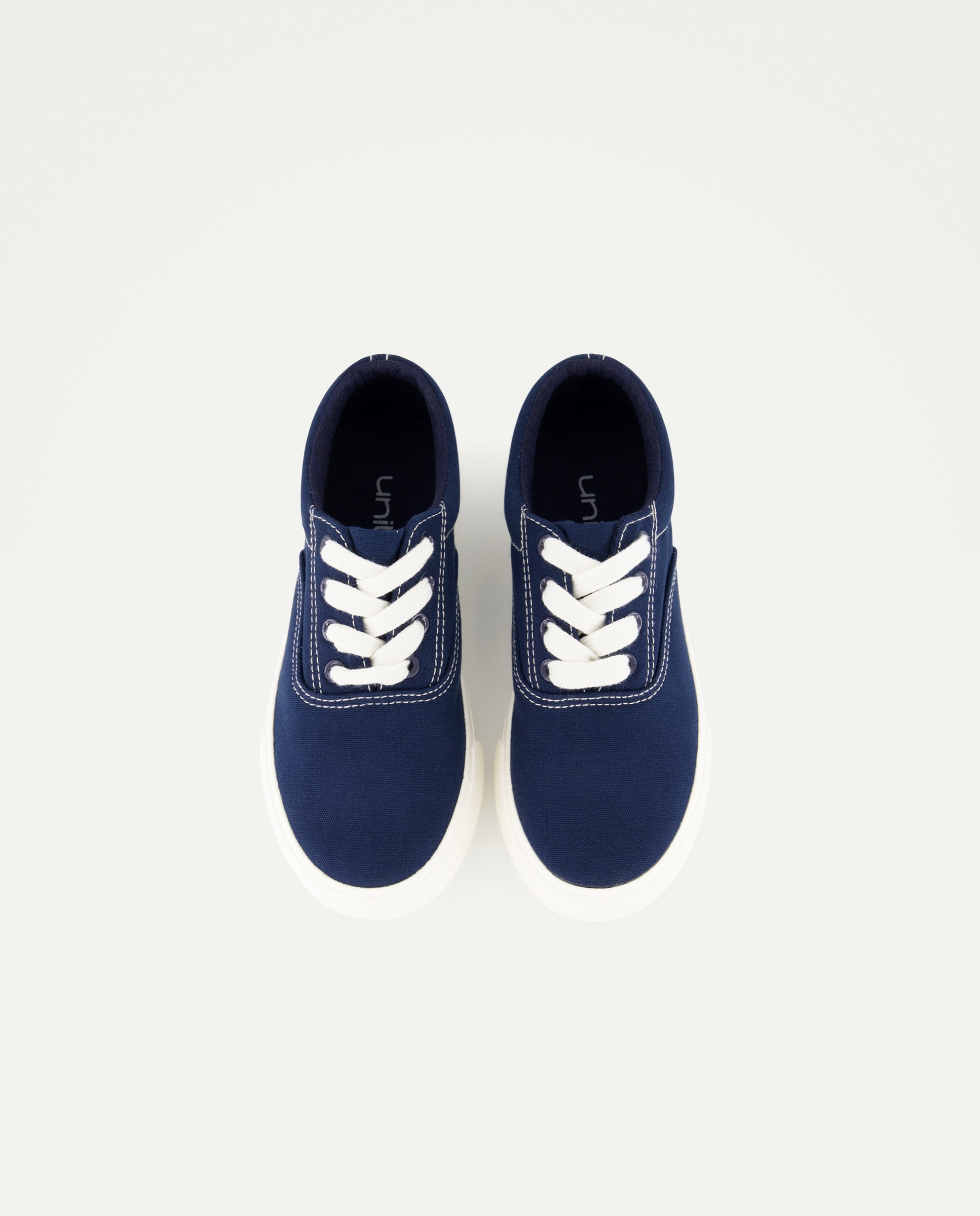 Lona infantil con cordones Azul marino-4