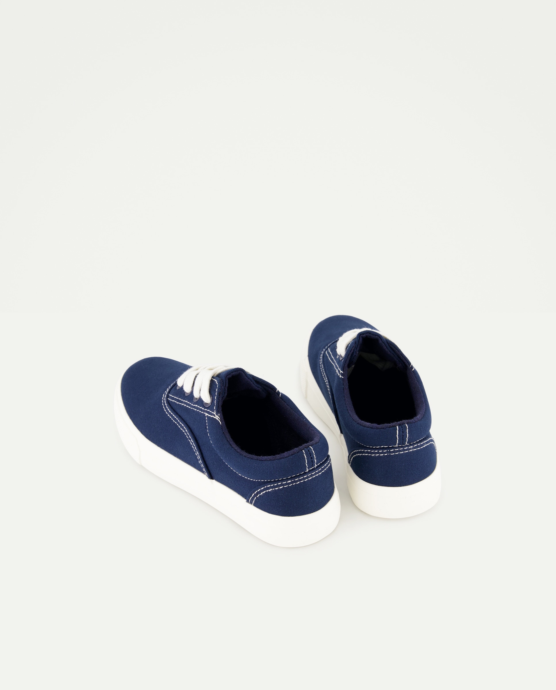 Lona infantil con cordones Azul marino-3