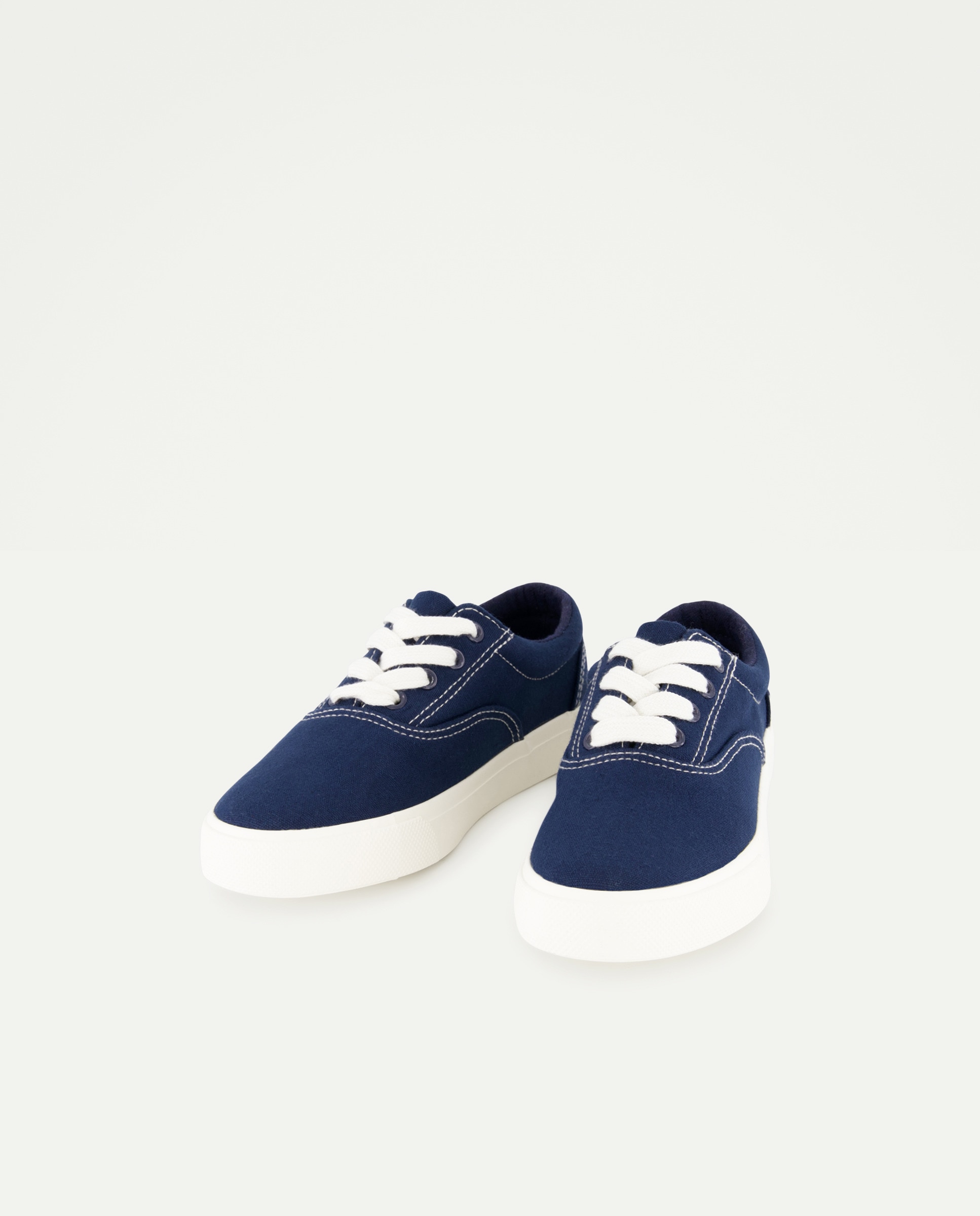 Lona infantil con cordones Azul marino-2