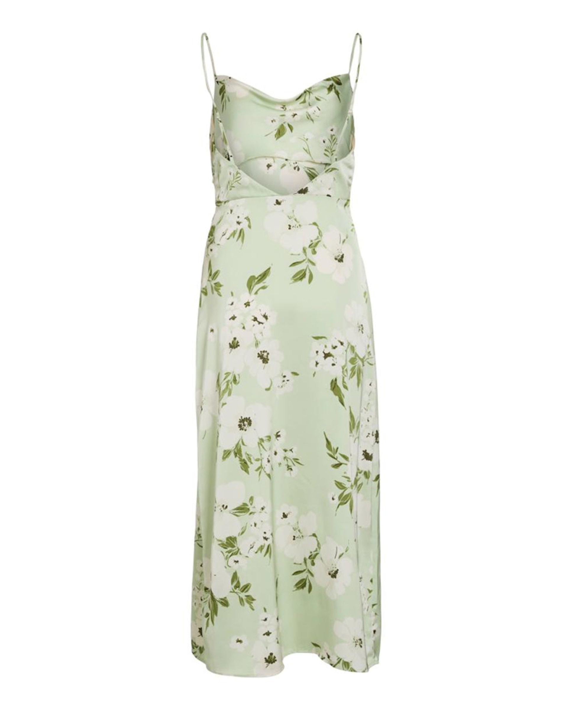 Vestido de Alças Acetinado Branco-7