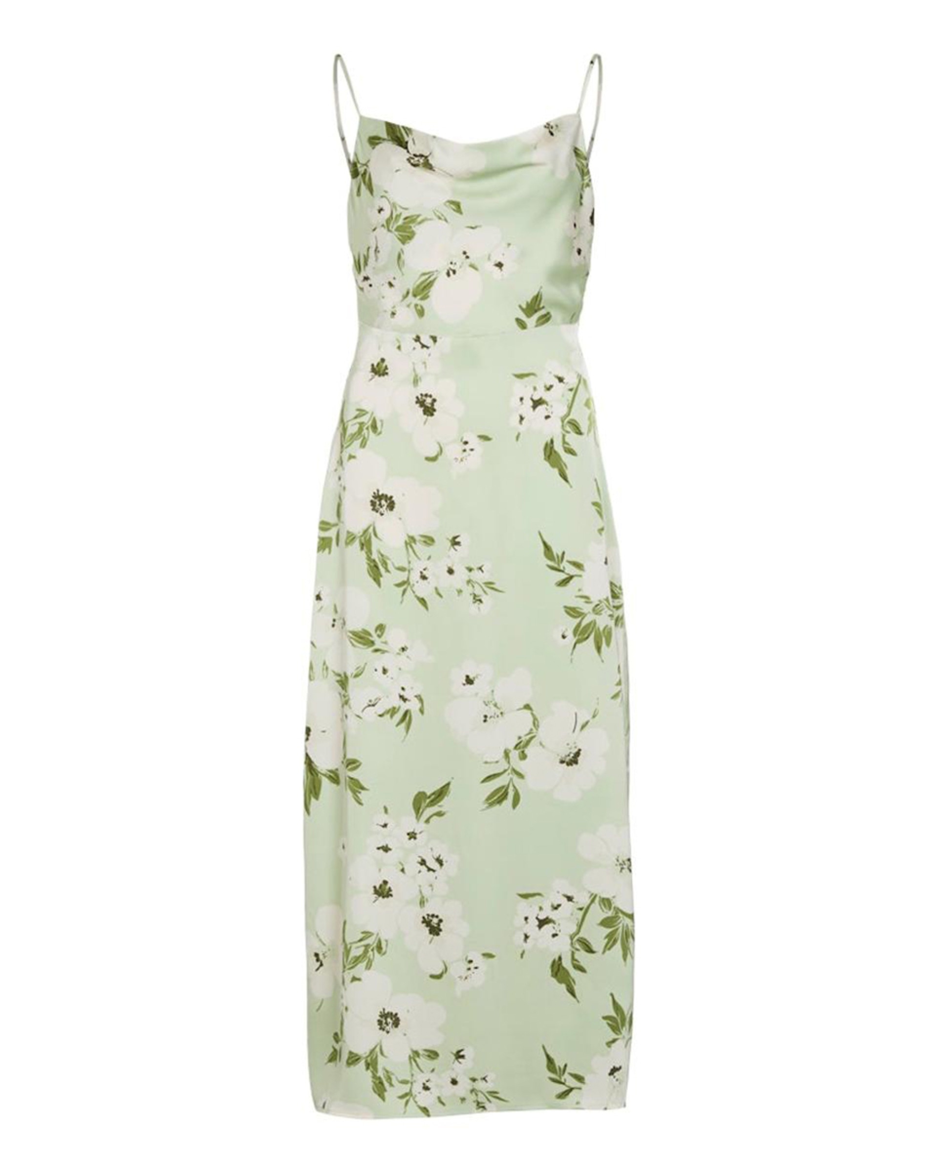 Vestido de Alças Acetinado Branco-6