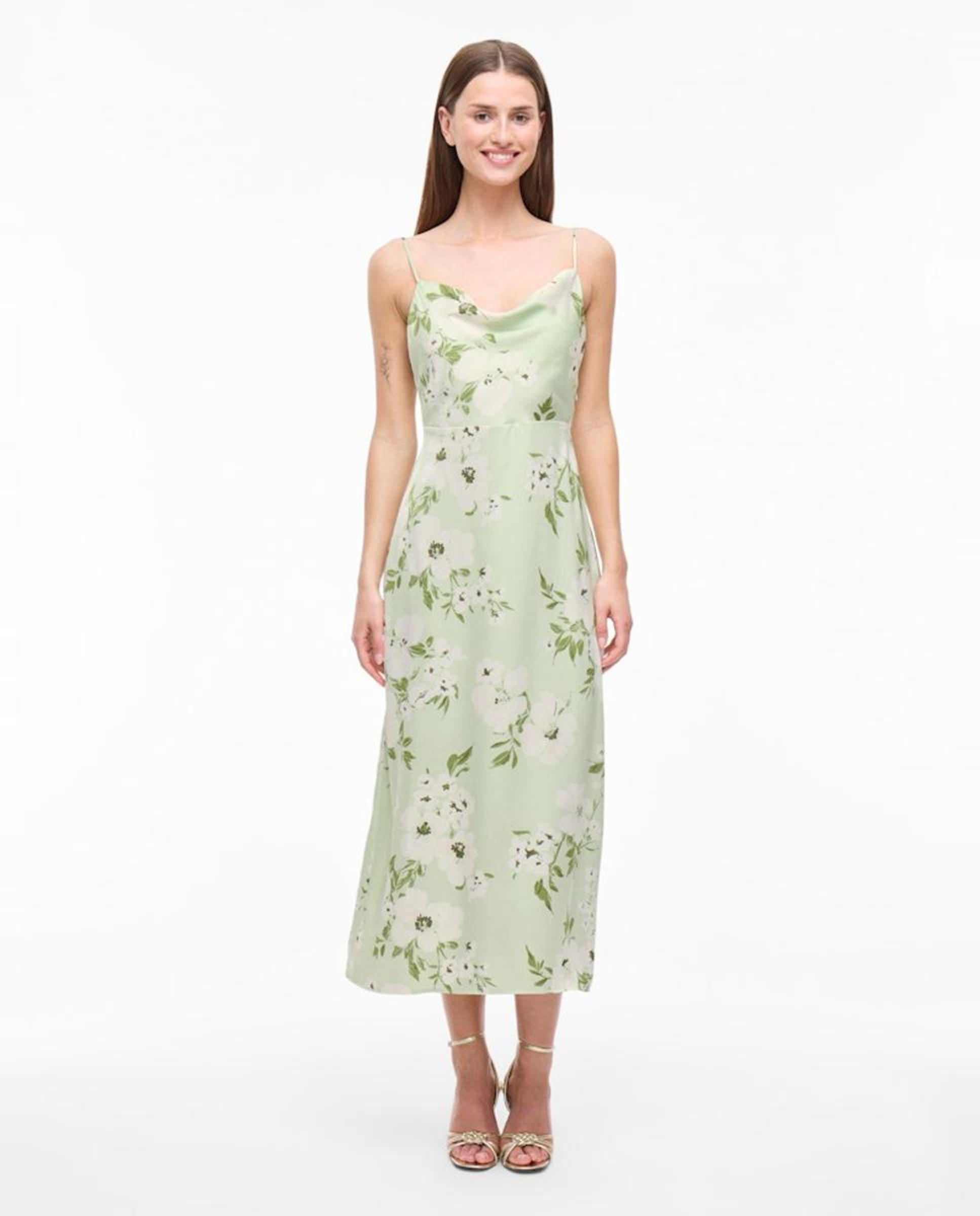 Vestido de Alças Acetinado Branco-2