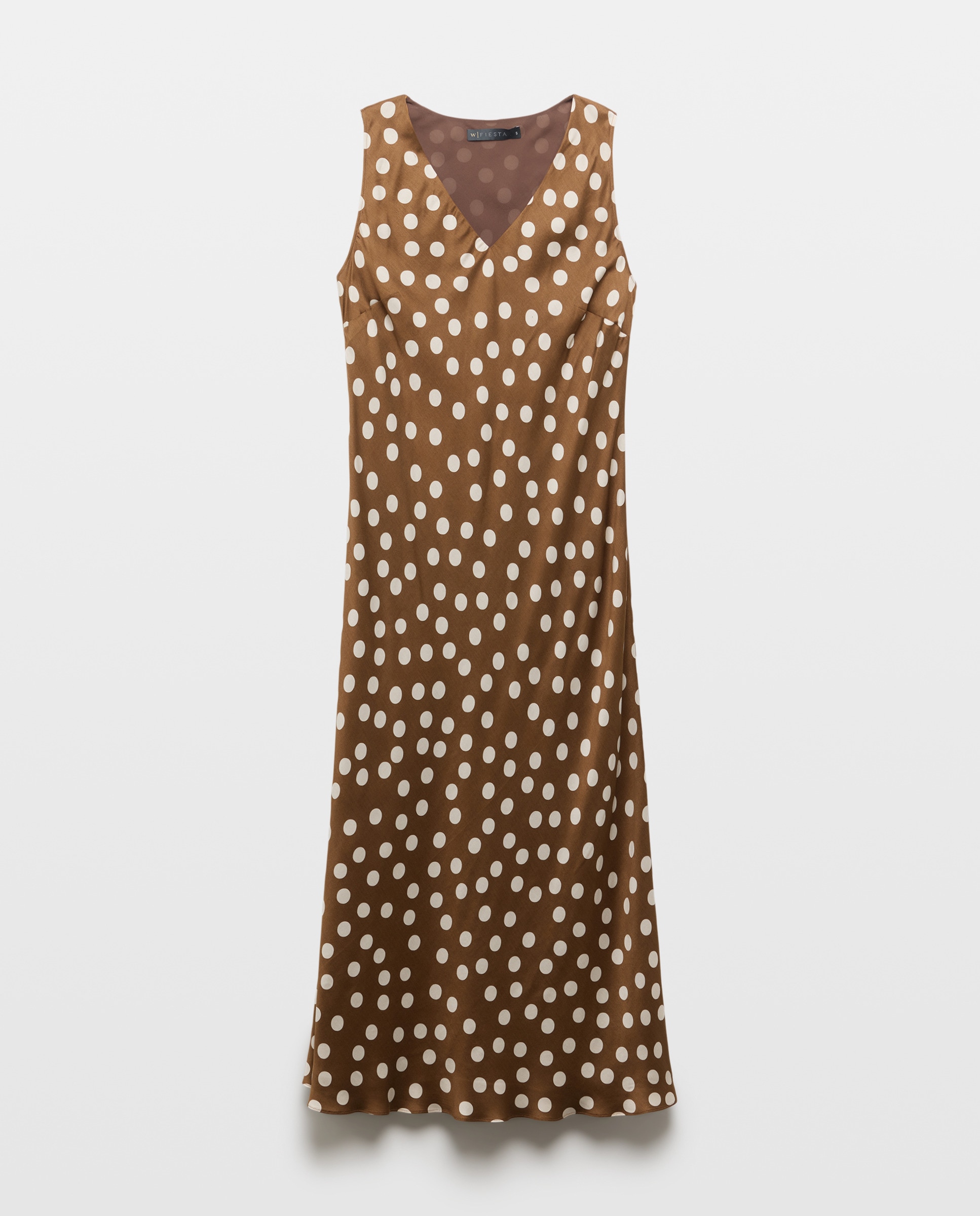 Vestido às Bolinhas com Capelina Branco-5