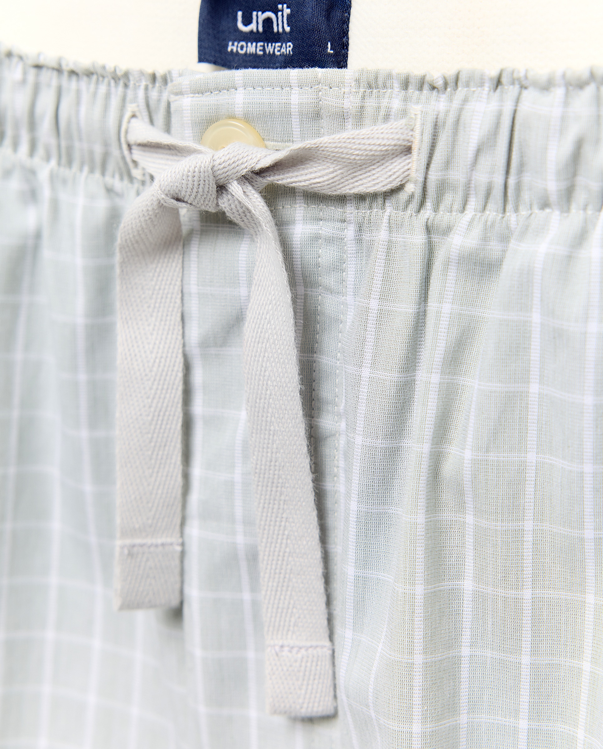 Pijama hombre algodón combinado corto 820 Gris medio-4