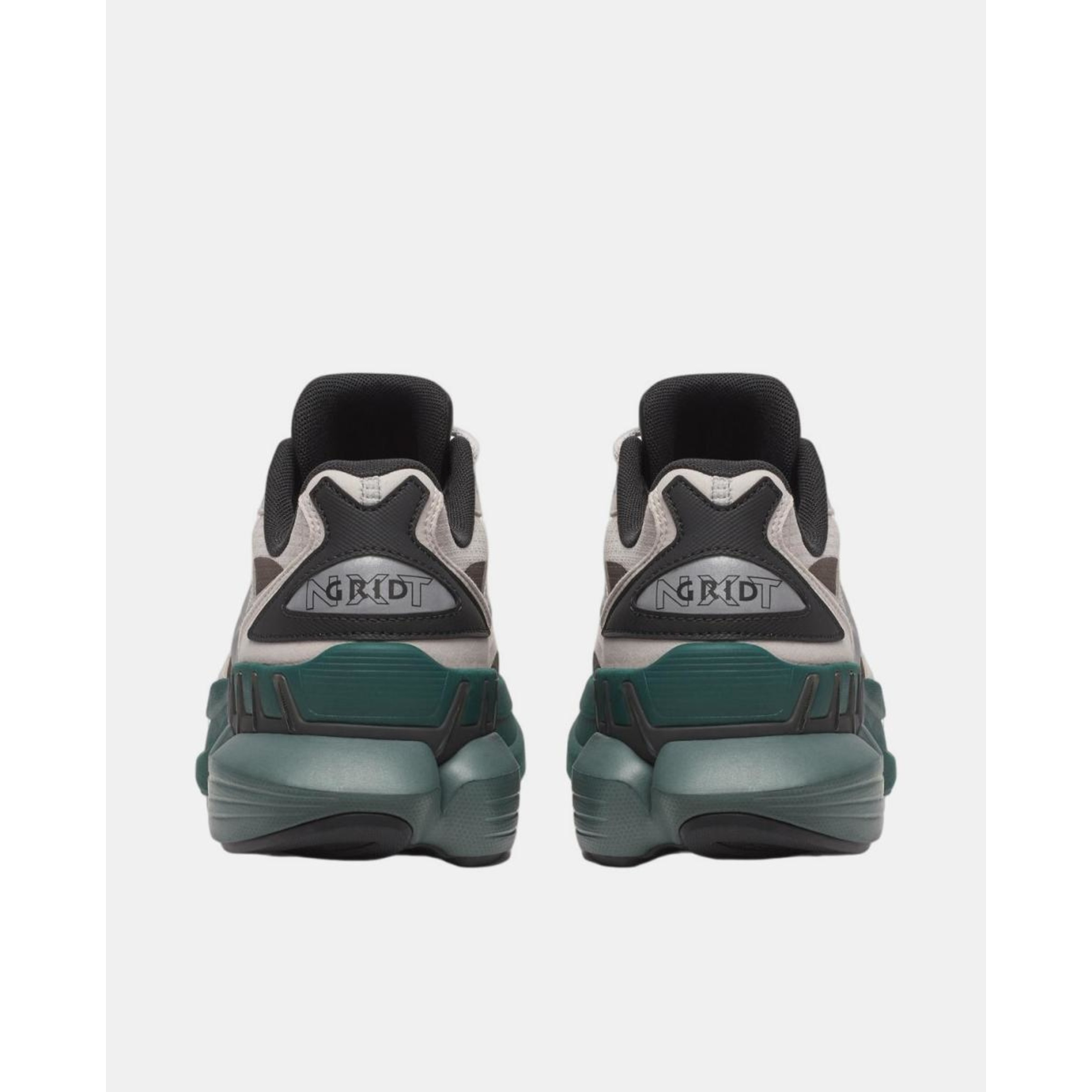 Sapatilhas Grid NXT de Homem e Mulher Cinzento/Verde-4
