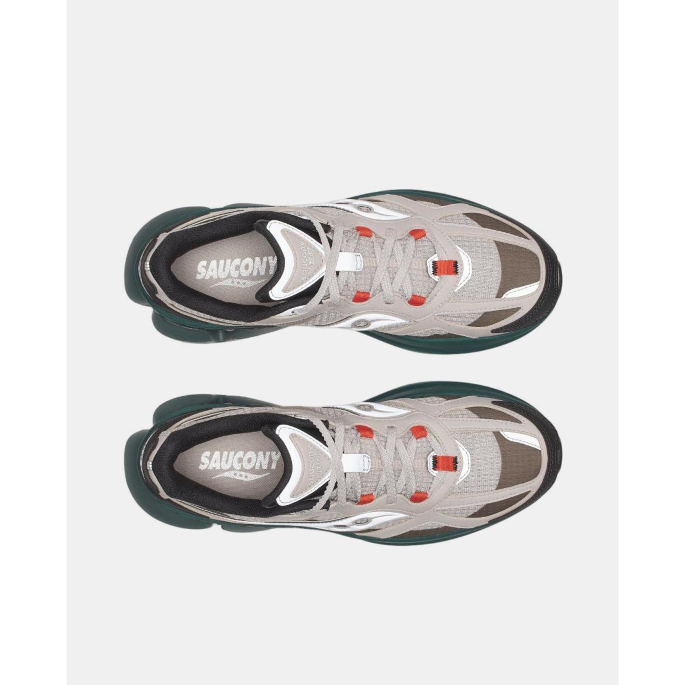 Sapatilhas Grid NXT de Homem e Mulher Cinzento/Verde-2