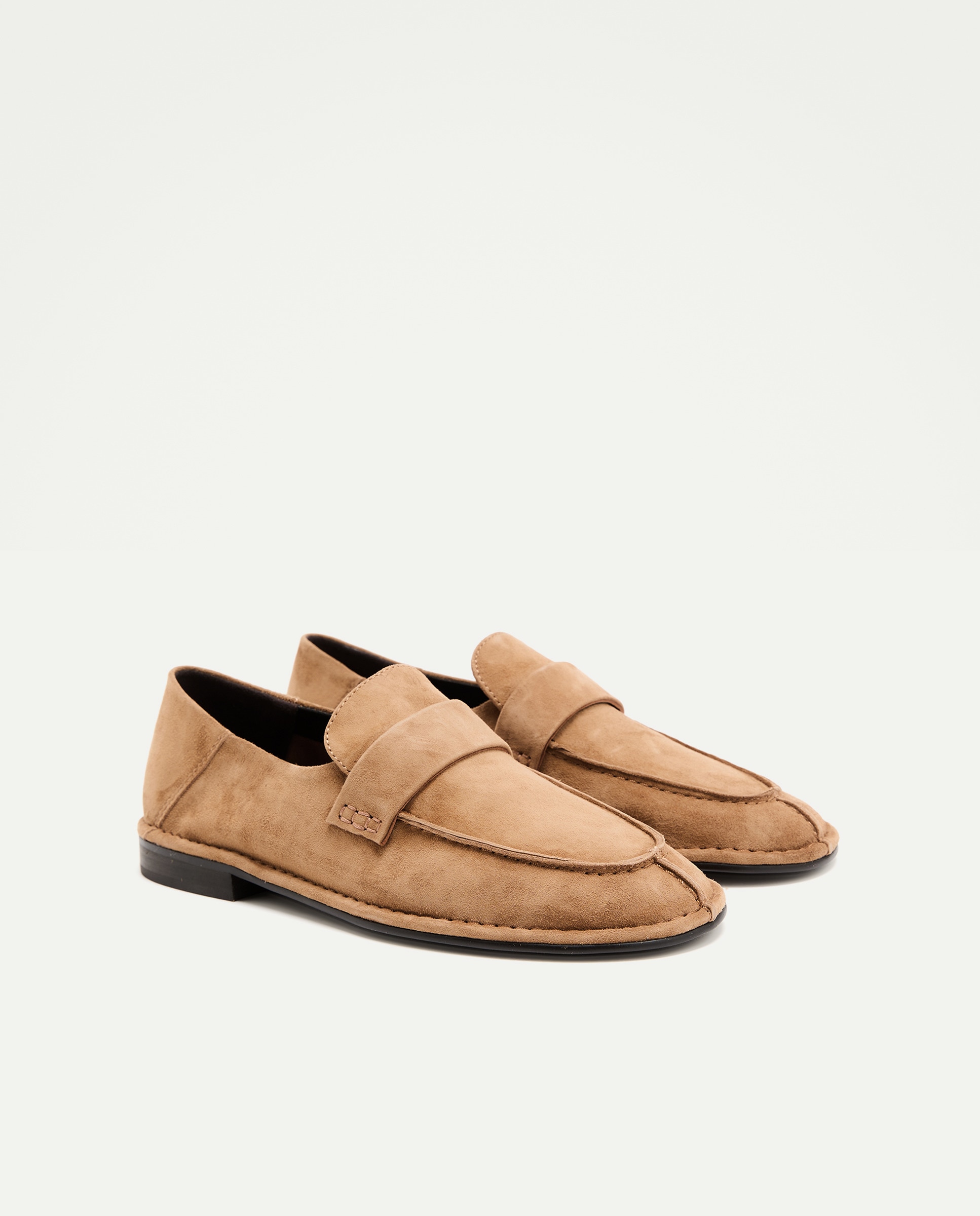 Sapatos Rasos Tipo Mocassins Modern 730 Camel-2
