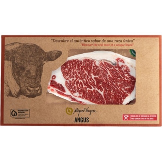 lomo/entrecot de vacuno de raza angus peso aproximado bandeja 260 g - Miguel Vergara