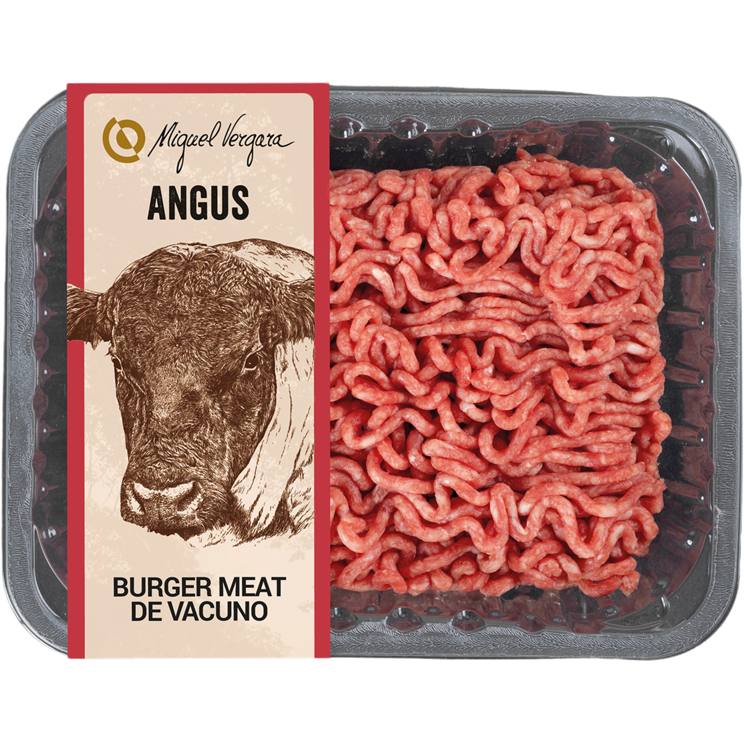 burger meat picada de vacuno raza angus bandeja 350 g