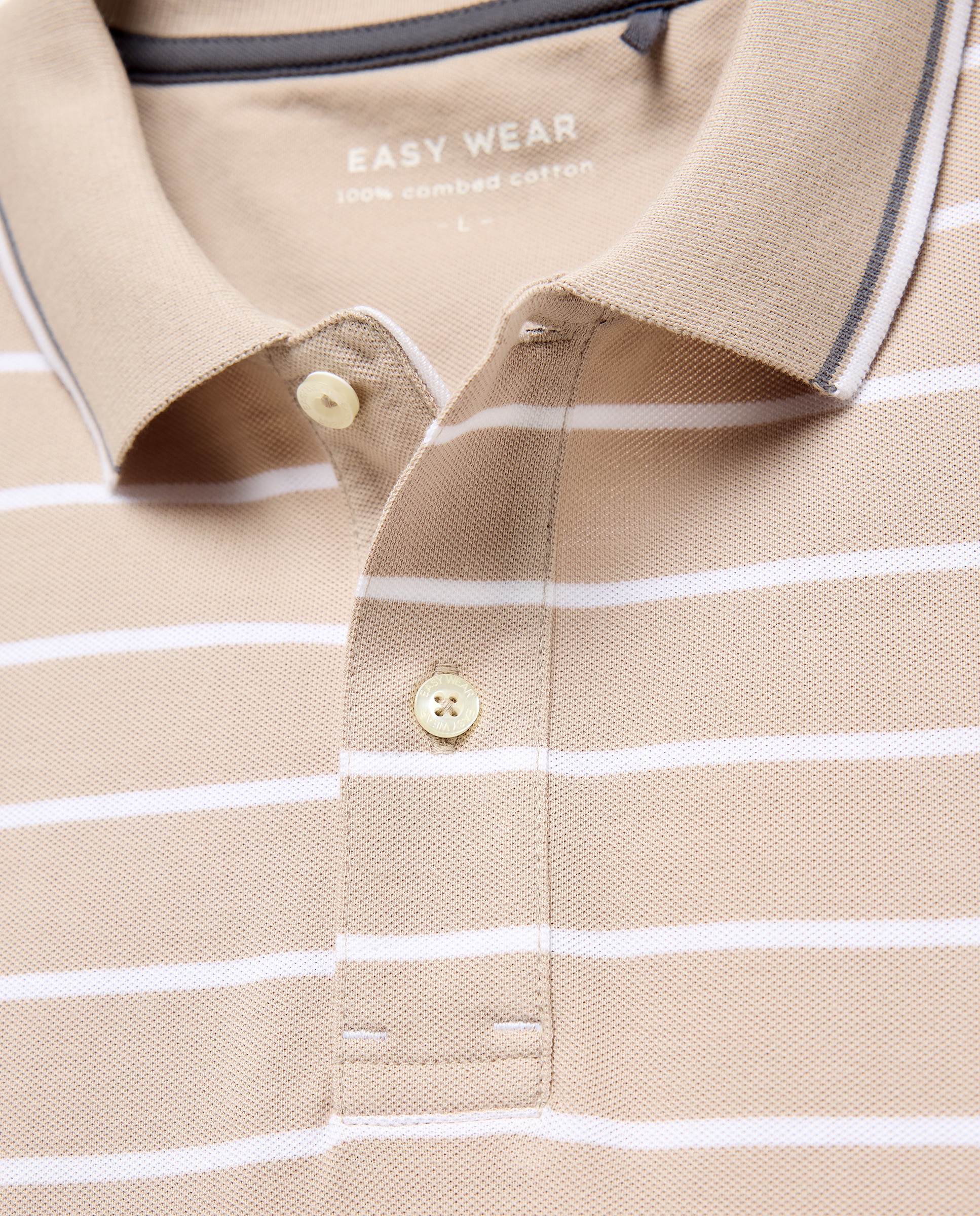 Polo com Manga Curta Pedra-6