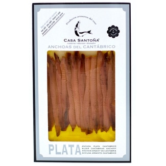 Anchovas Prateada Cantabrico unidade 80 g - Casa Santoña