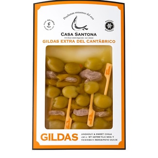 Espetada de Anchovas Extra unidade 120 g - Casa Santoña
