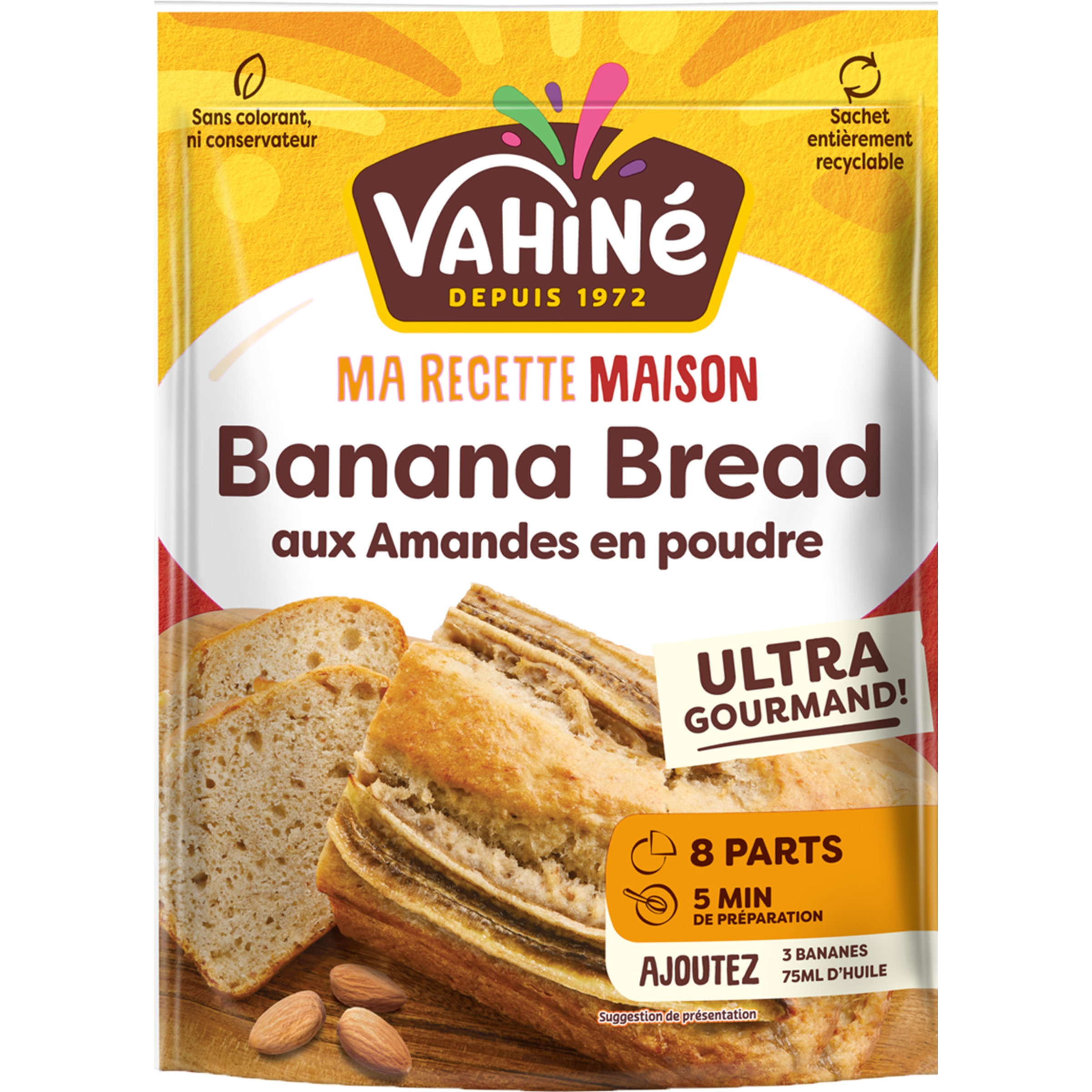 Preparado para Bolo de Banana embalagem 300 g