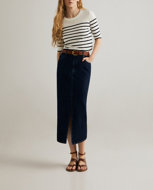 Imagen 0 de Falda denim midi