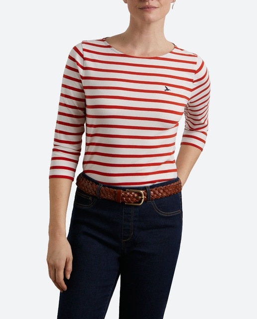 Imagen 0 de Camiseta básica rayas de mujer