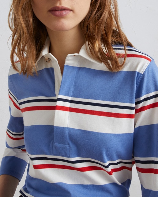 Imagen 0 de Polo rugby de rayas mujer