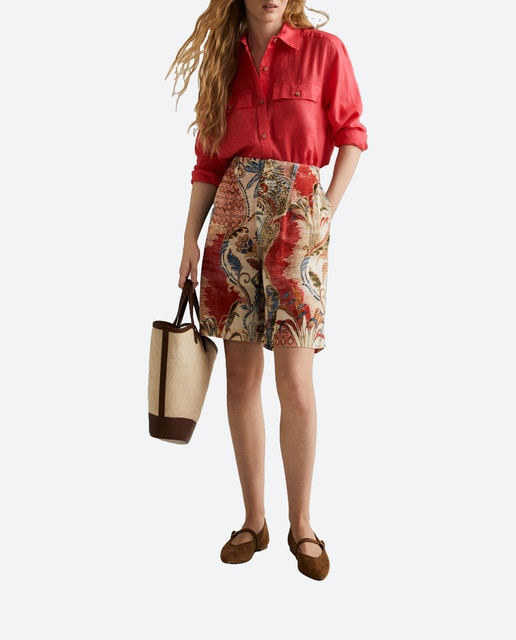 Imagen 0 de Bermuda de mujer en lino